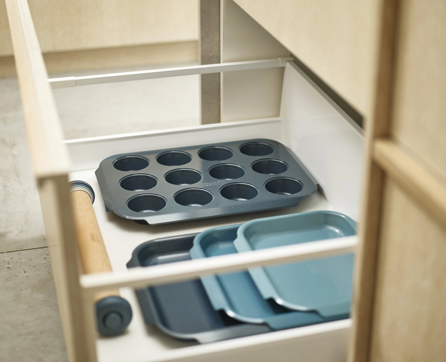 Nest bake baking pan 12 muffins 30x41x3cm non -stick -coated