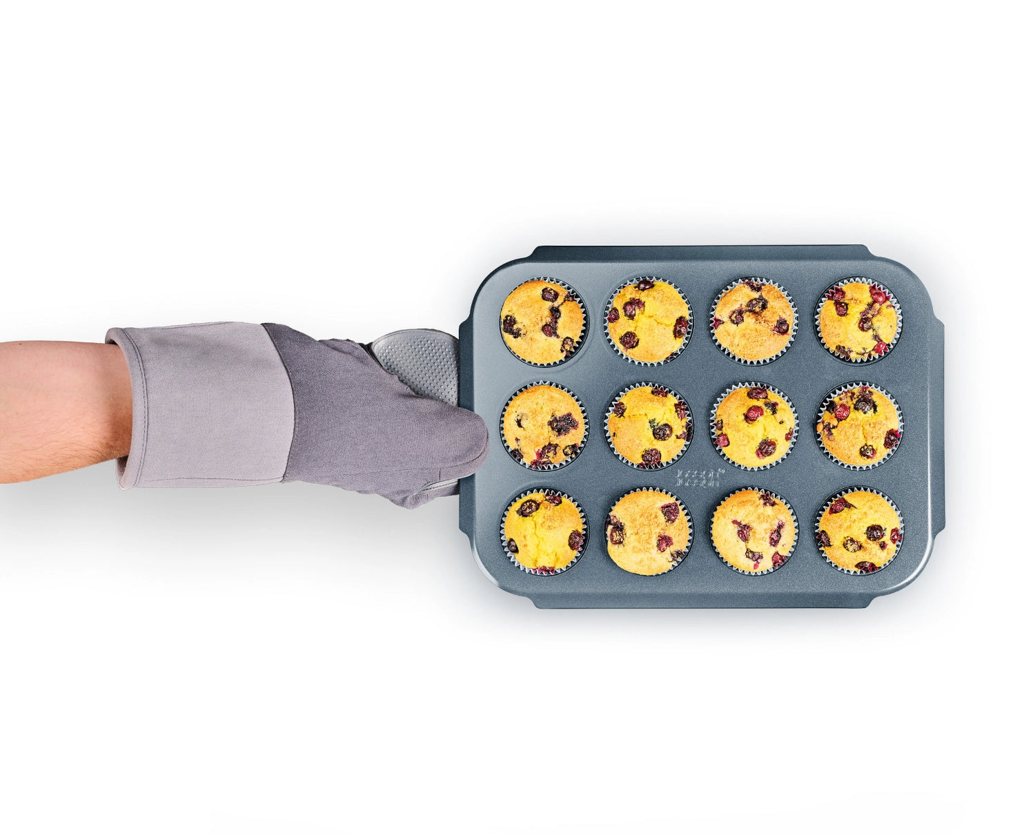 Nest bake baking pan 12 muffins 30x41x3cm non -stick -coated