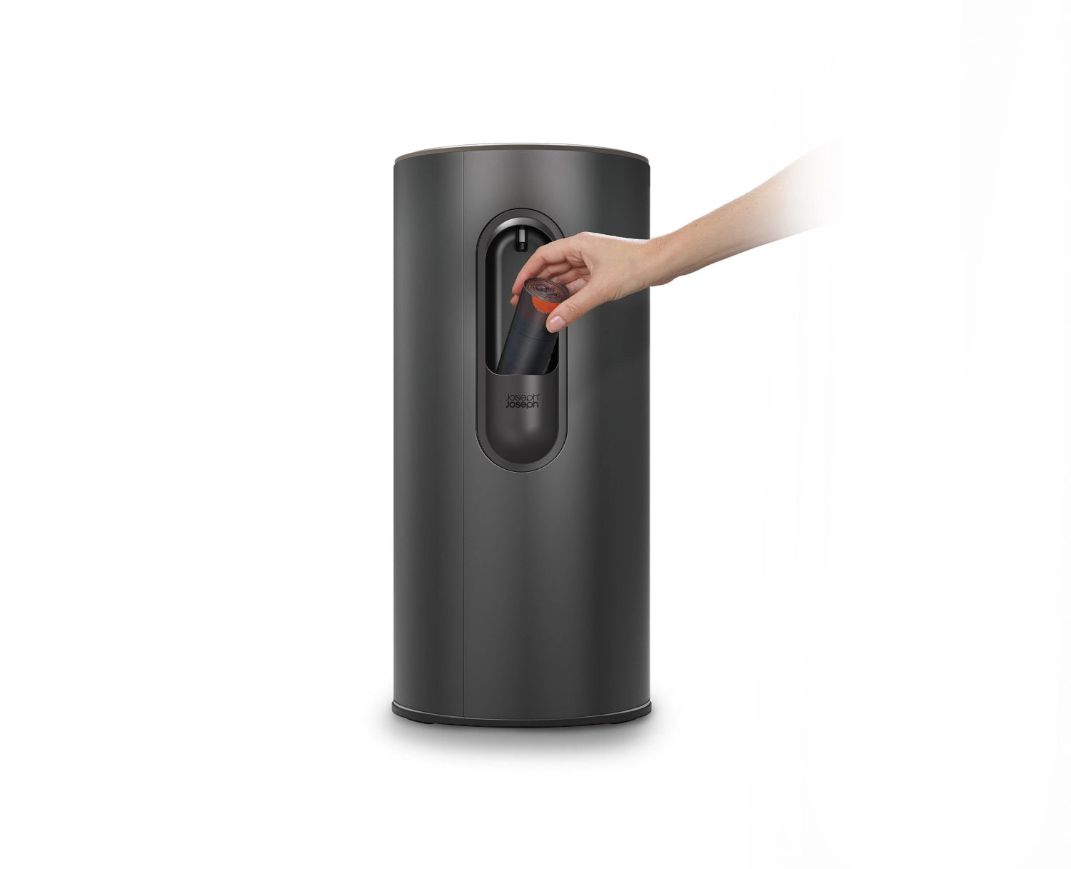 <tc>Arc</tc> P<tc>eda</tc>bin with inner pocket H72cm D34cm 30l Carb. <tc>schwarz</tc>