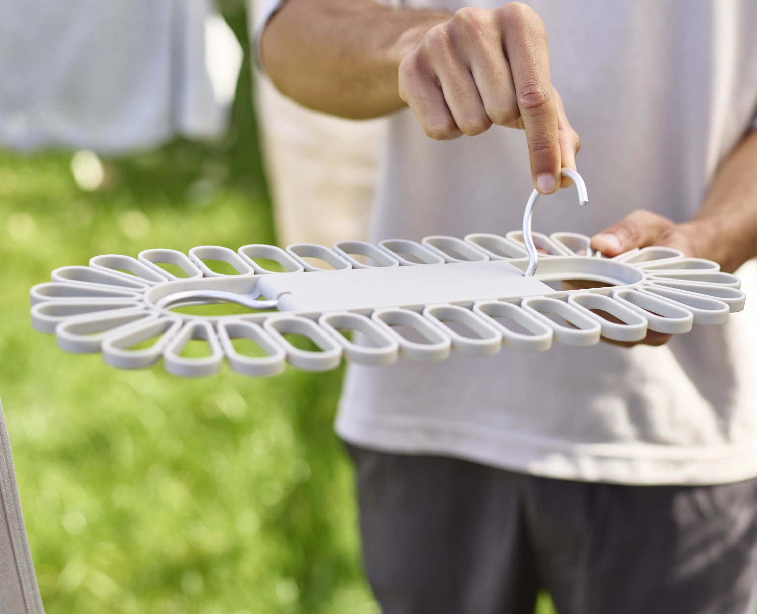Barres à vêtements de pétale pour petites pièces en forme de fleur pour 32 pièces