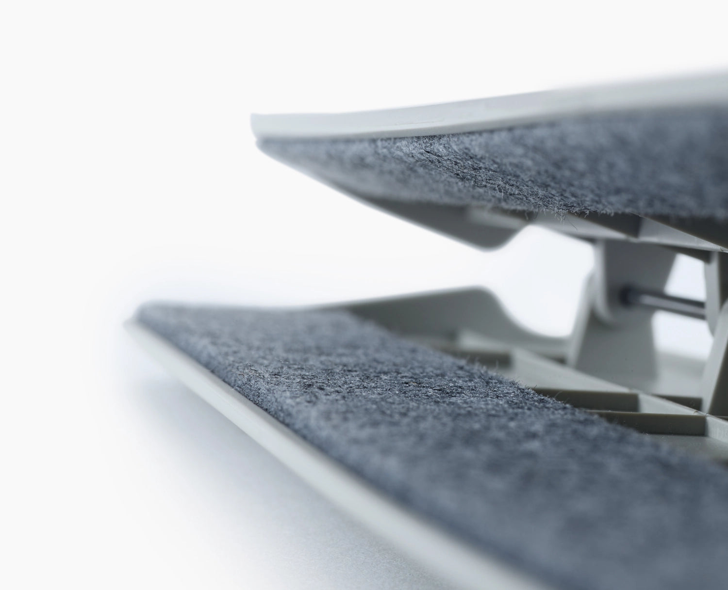 2er Set Orderly Kleiderbügel für Hosen H17cm L43cm ABS ecru