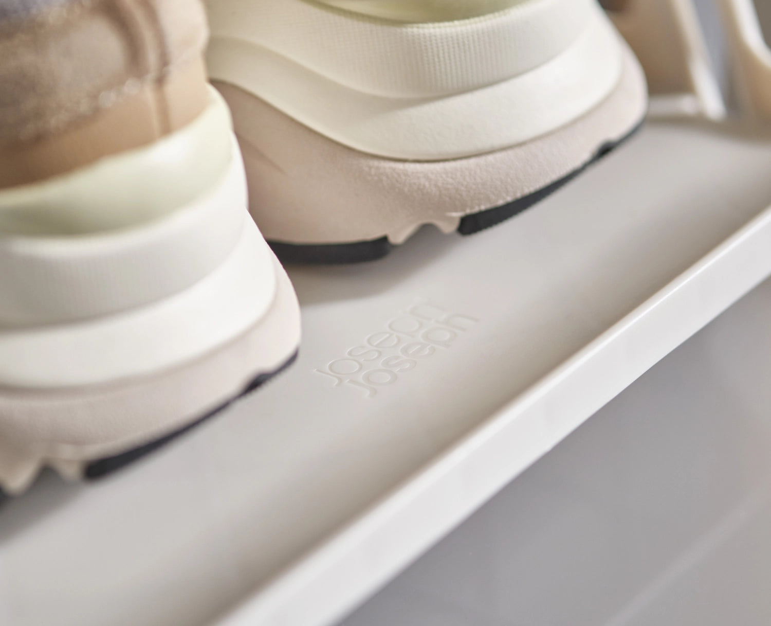 2 Set Shoecase shoe cabinet PP 22x28x36cm gray