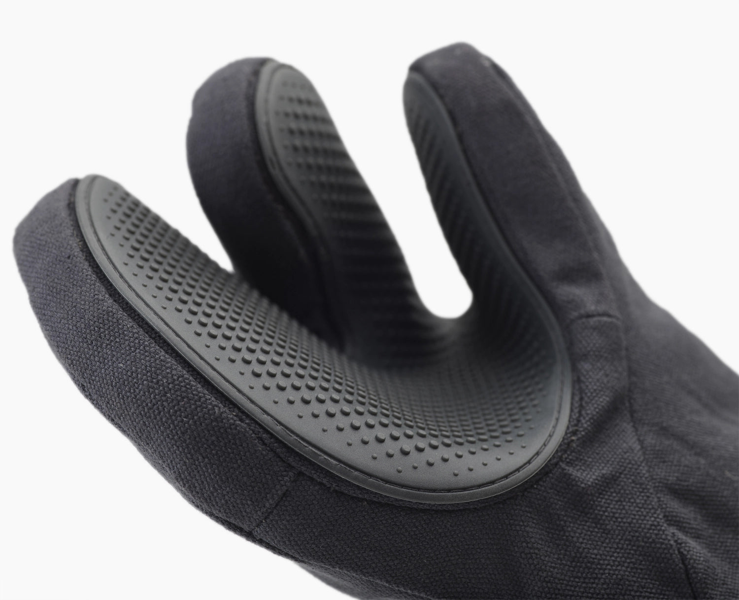 Stylisches Set aus anthrazitfarbenen Baumwoll-Ofenhandschuhen von Joseph Joseph, ideal für sicheres Handling heißer Töpfe und Pfannen.