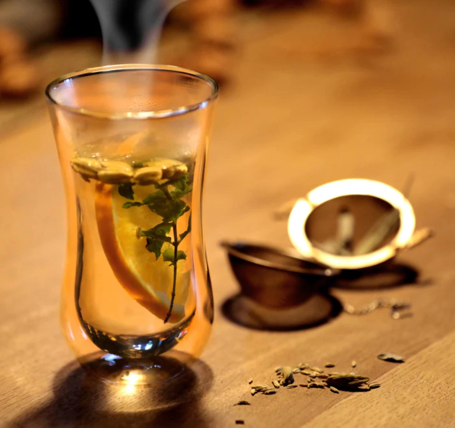 Set of 2 Coffee n More tea glasses XL 330ml