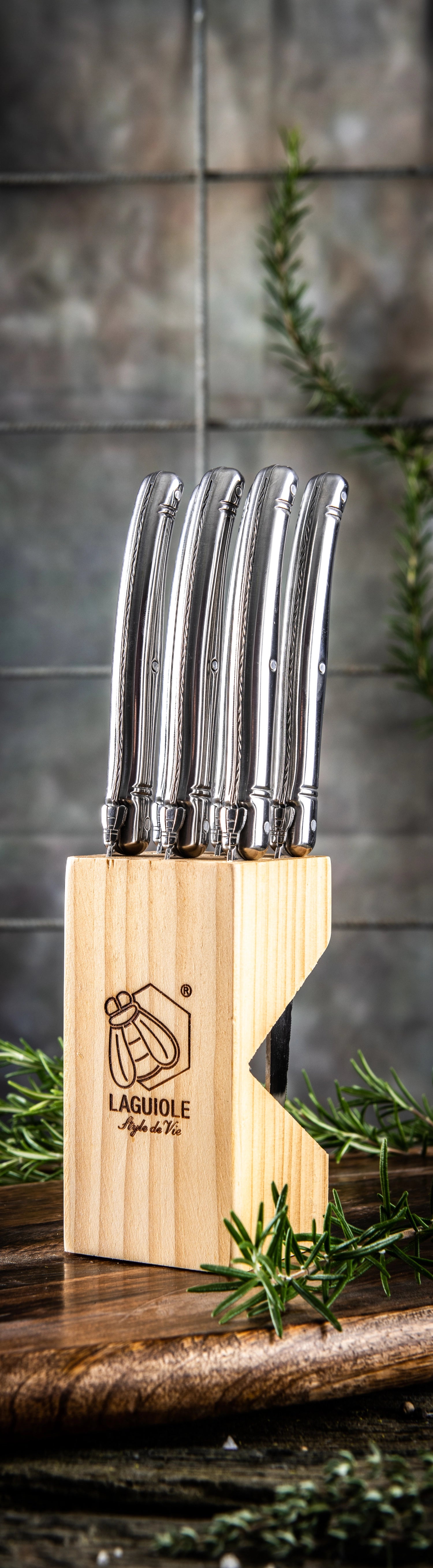 Laguiole Premium Line steak knife stainless steel 1.8mm