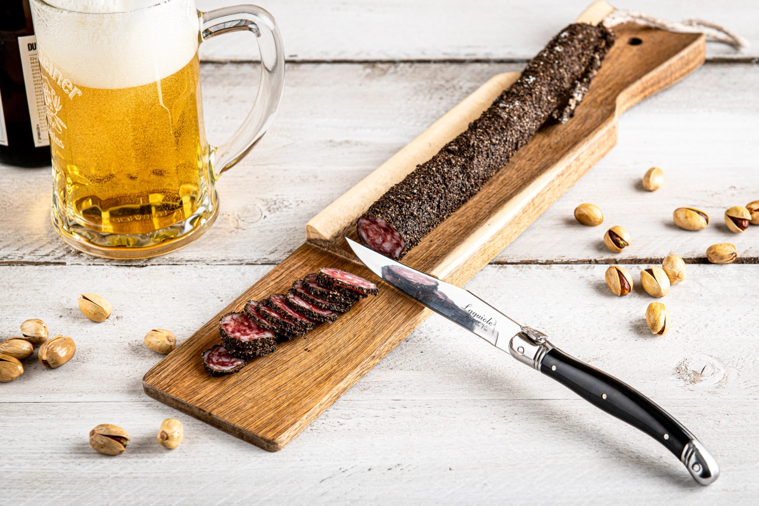 Laguiole Premium Line Wurstbrett Acaciaholz