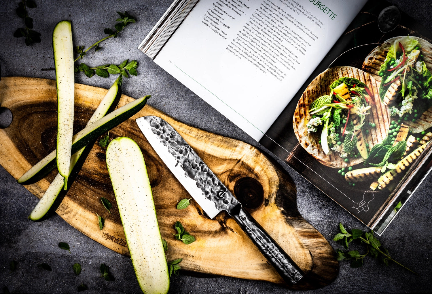 Couteau Brute Santoku 18cm