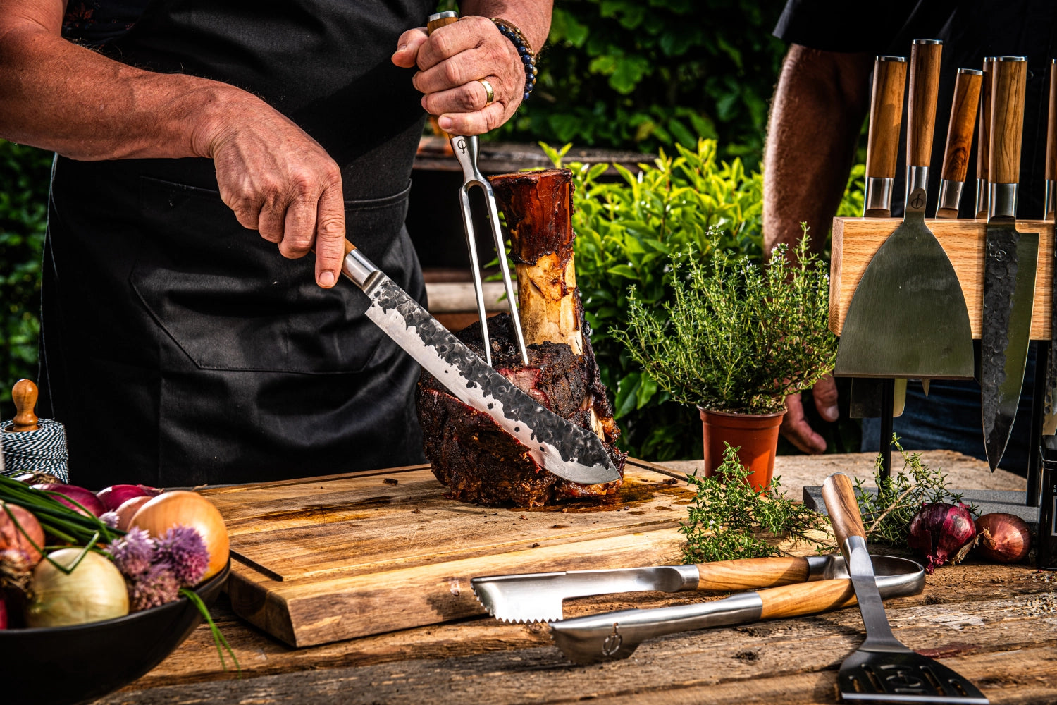 Coltello da macellaio oliva 25 cm