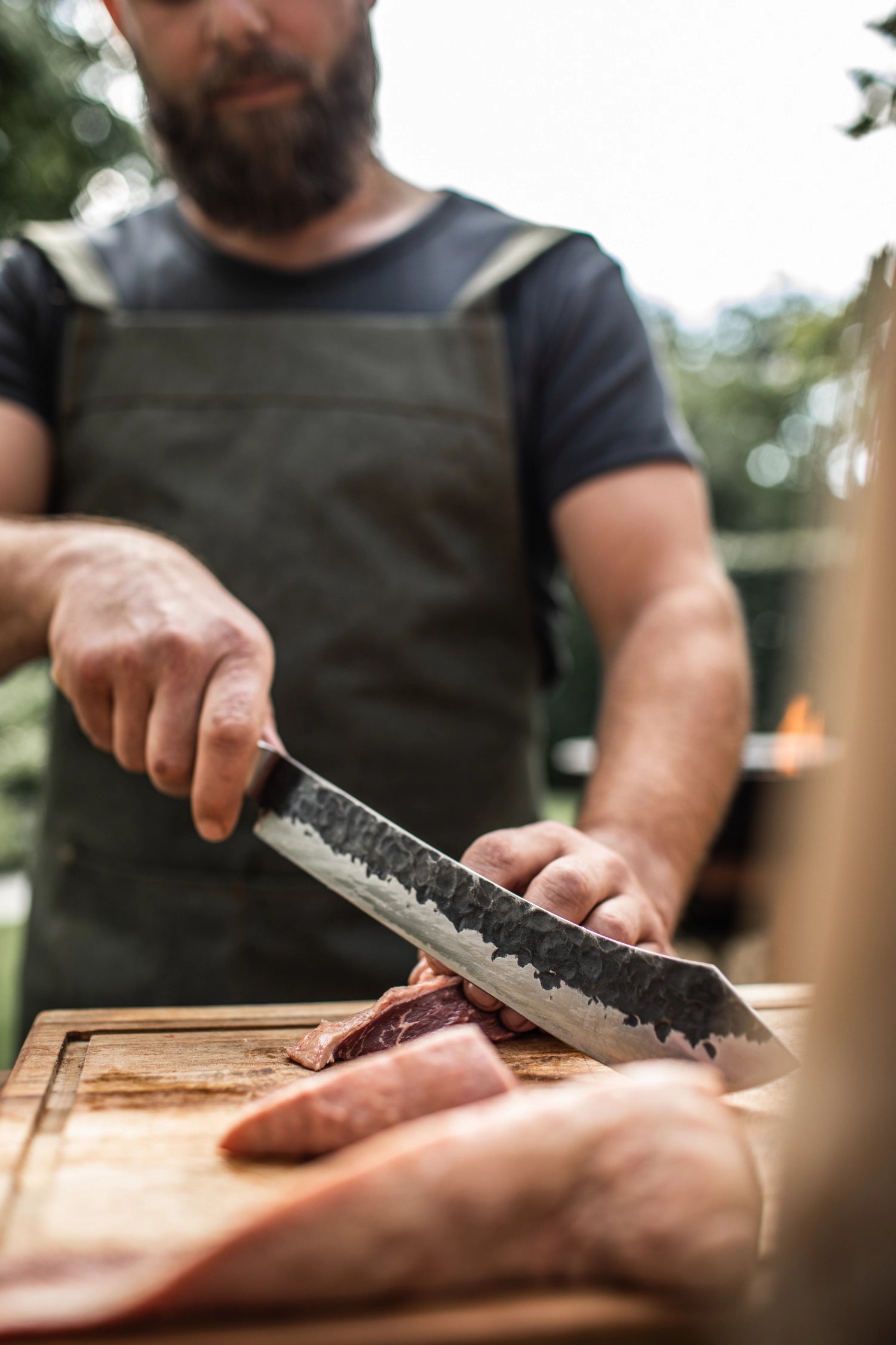 Coltello da macellaio oliva 25 cm