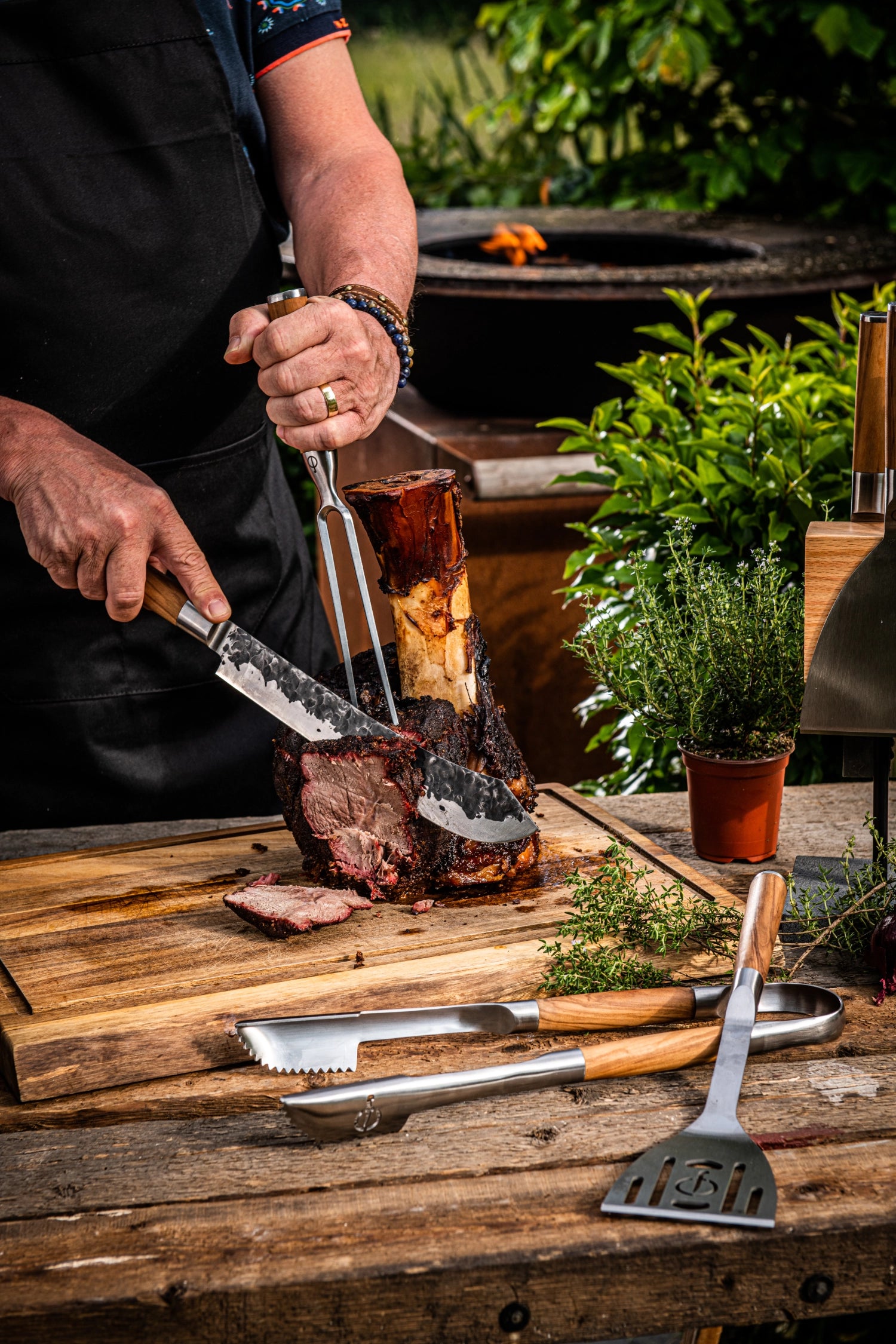 Olive tranchier fork