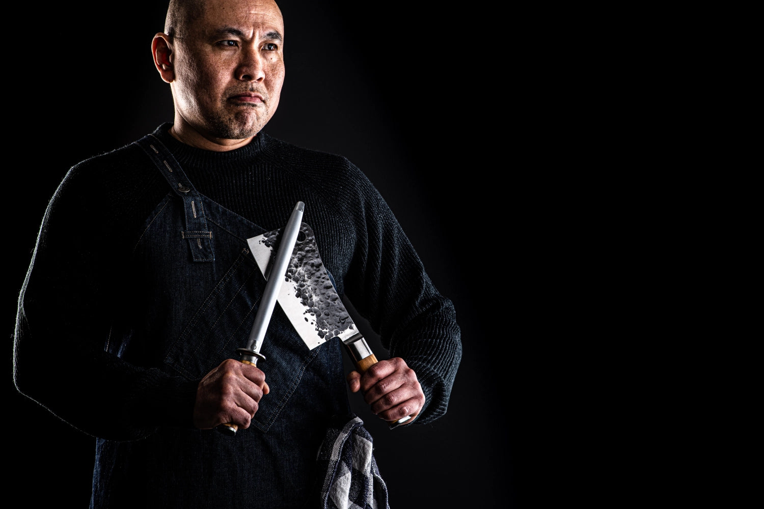 Olive Asiatisches Hackmesser 18cm