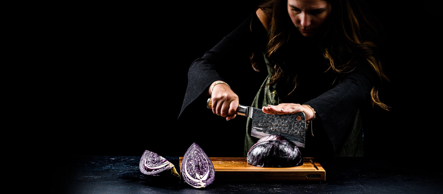 Olive Asiatisches Hackmesser 18cm