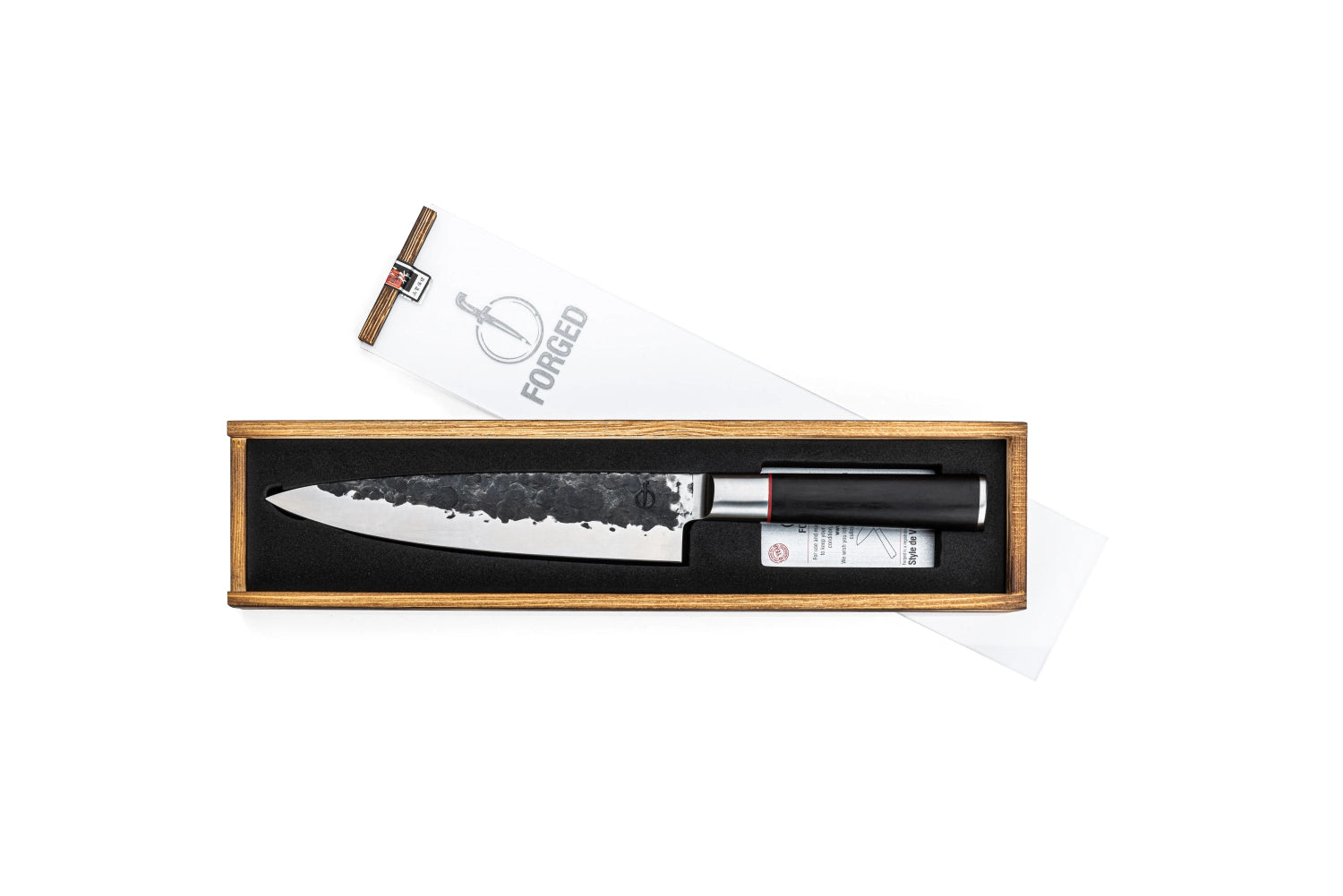 Sebra Kochmesser 20cm in Gelb präsentiert im Onlineshop von KAQTU Design AG. Küchenmesser ist von Forged