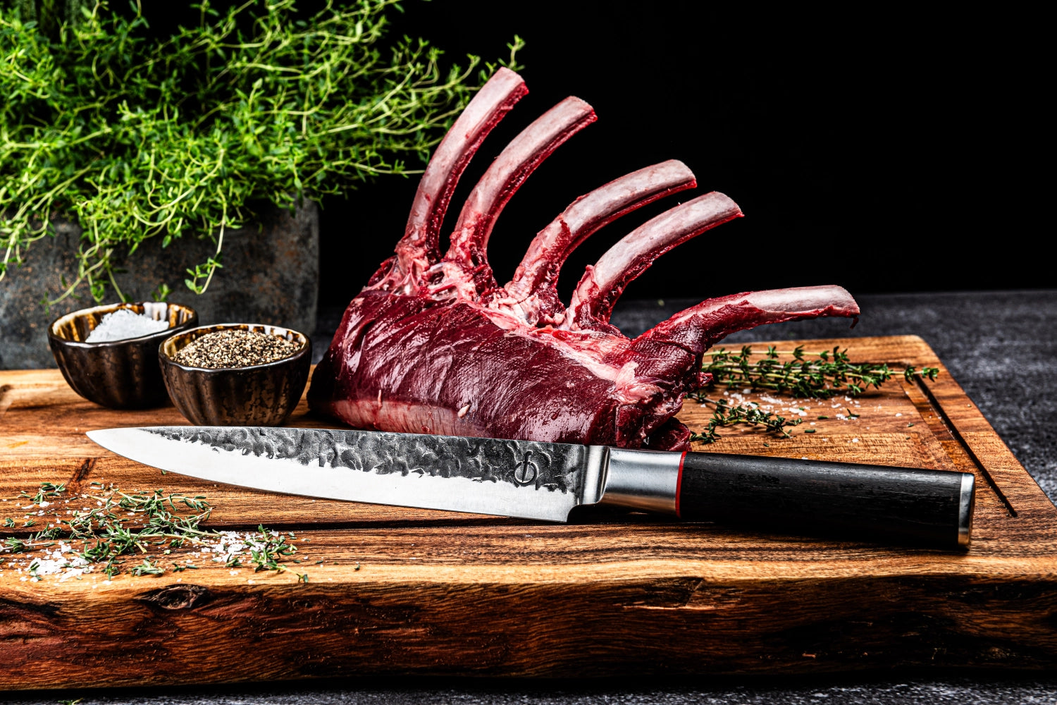 Sebra Fleischmesser 20cm in Gelb präsentiert im Onlineshop von KAQTU Design AG. Küchenmesser ist von Forged