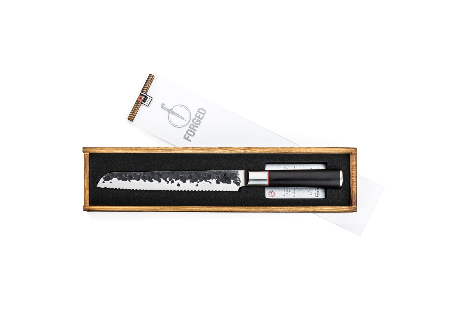 Sebra Brotmesser 20cm in Gelb präsentiert im Onlineshop von KAQTU Design AG. Küchenmesser ist von Forged