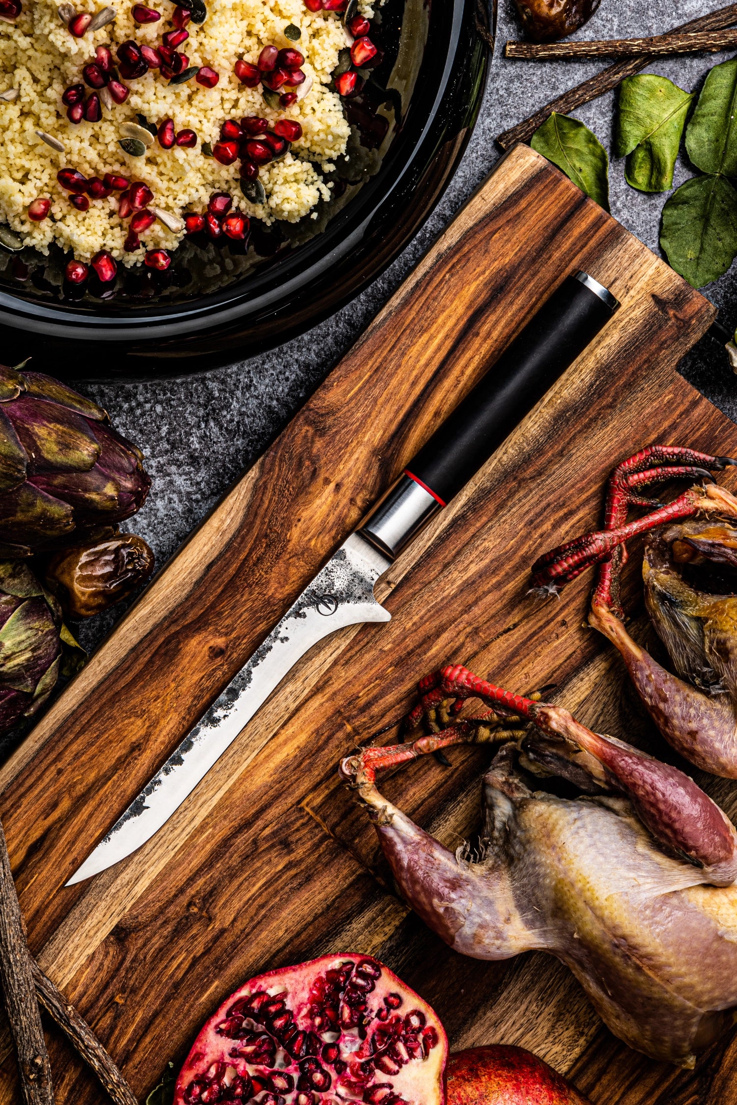 Sebra Ausbeinmesser 15cm in Gelb präsentiert im Onlineshop von KAQTU Design AG. Küchenmesser ist von Forged