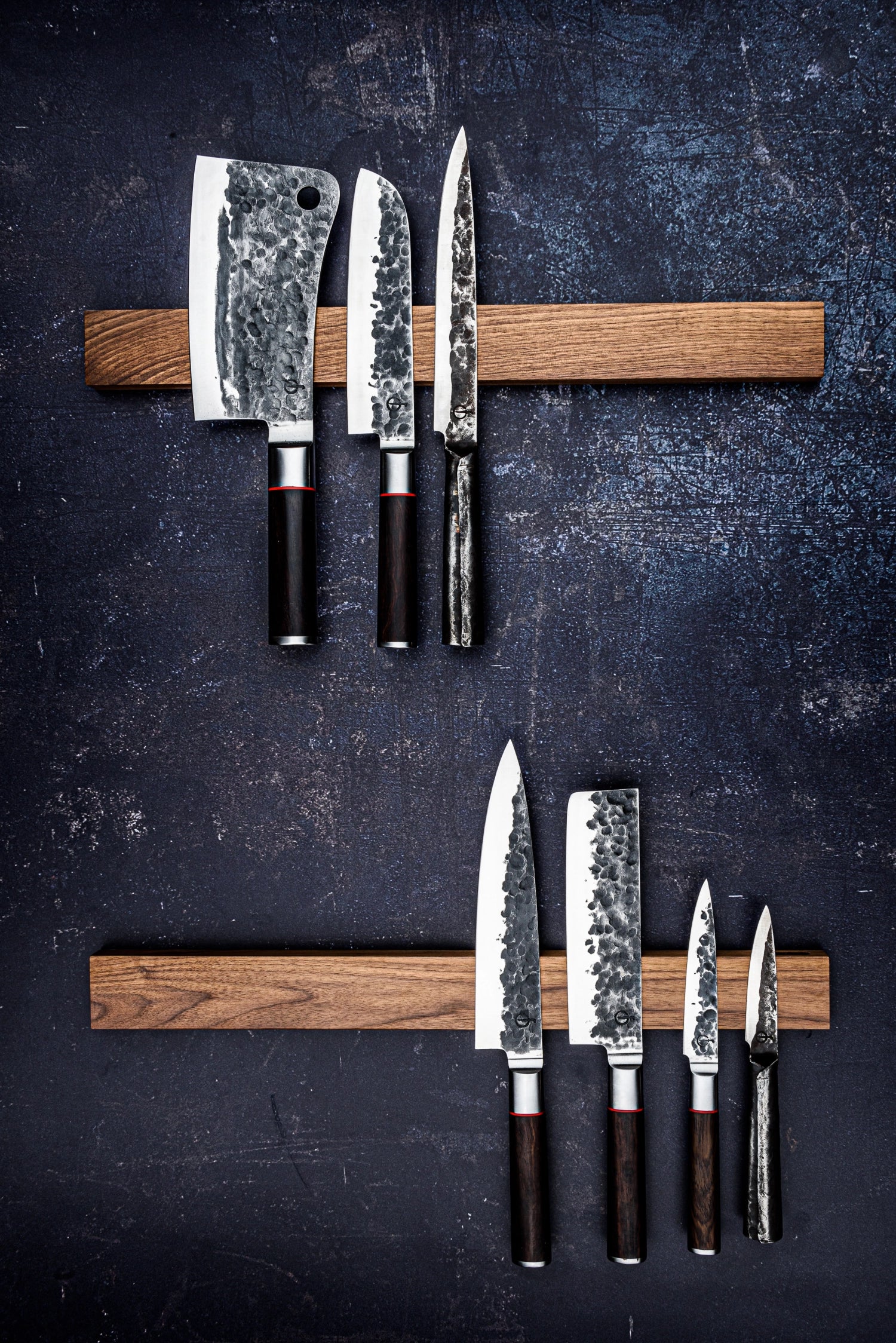 Bande de couteau magnétique 50 noyer