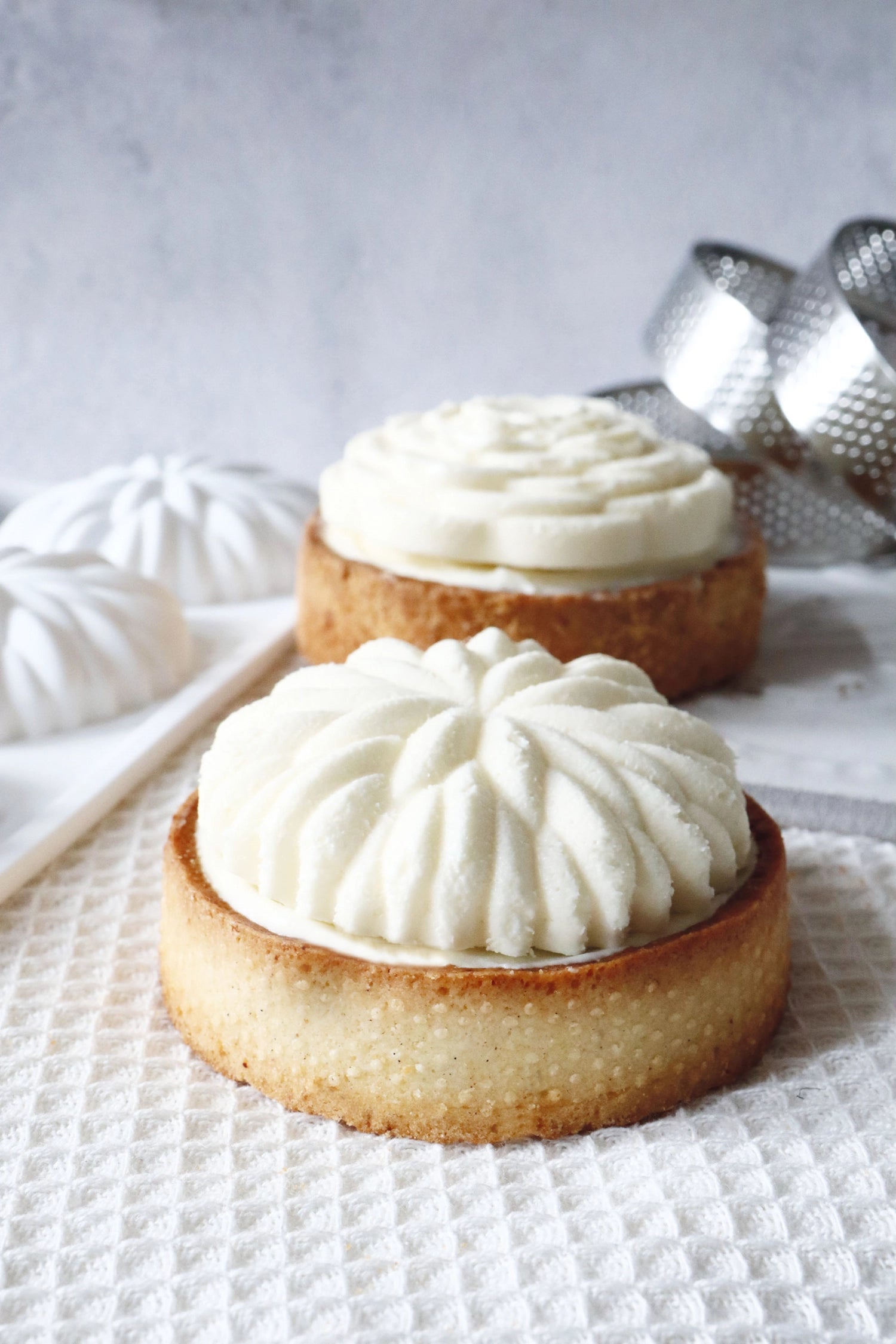 4er Set Silikon Backform für Saint-Honoré klein D7cm