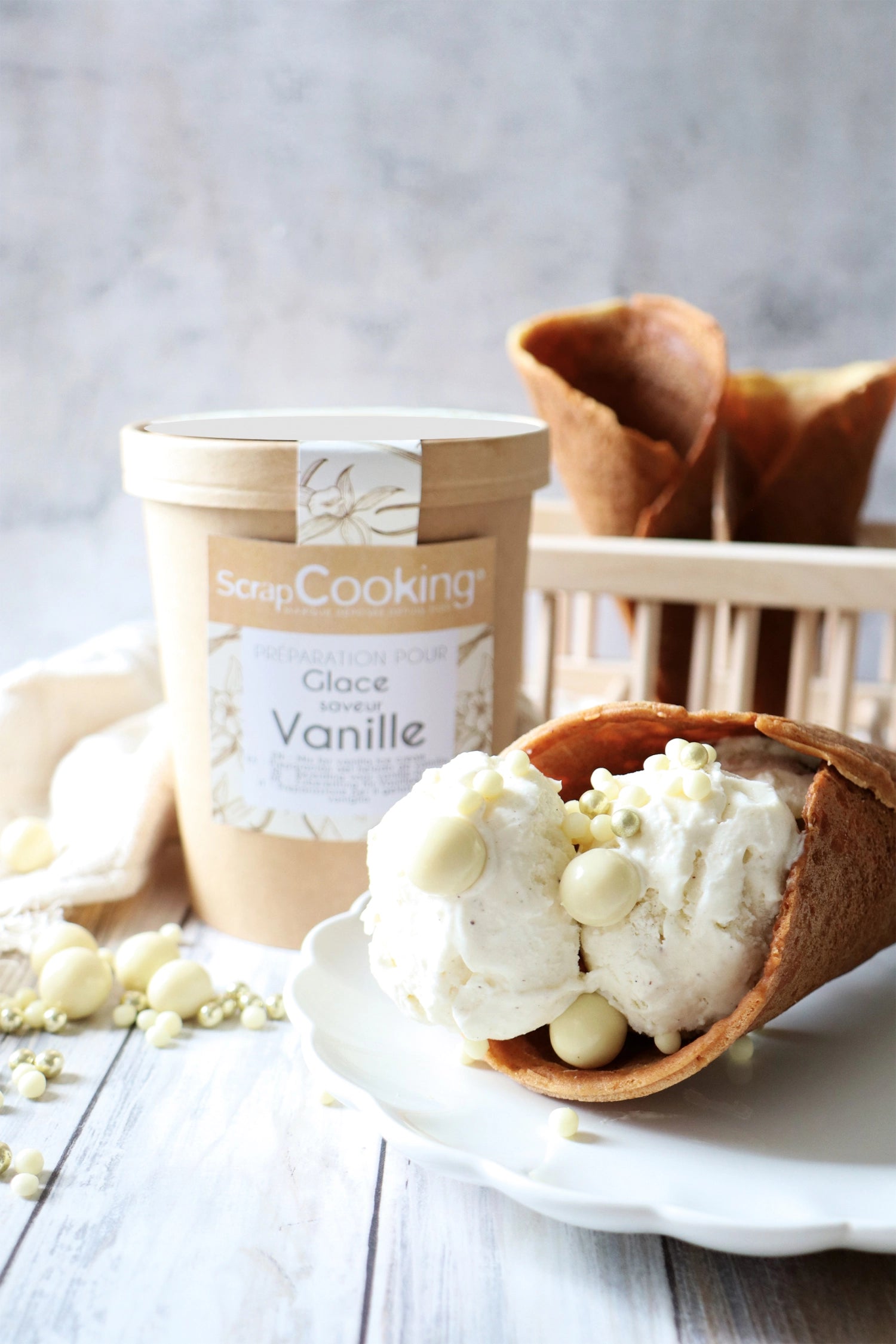 Ready mix for vanilla ice cream 145g