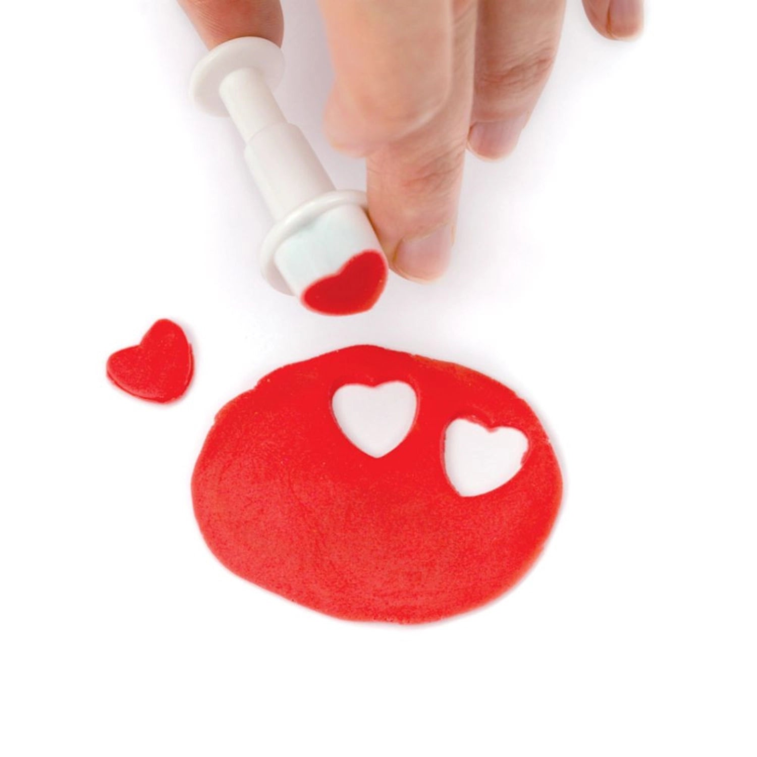 Rollfondant in leuchtendem Rot, 400g, ideal zum Dekorieren von Torten und Gebäck, perfekt für kreative Backprojekte von Scrap Cooking.