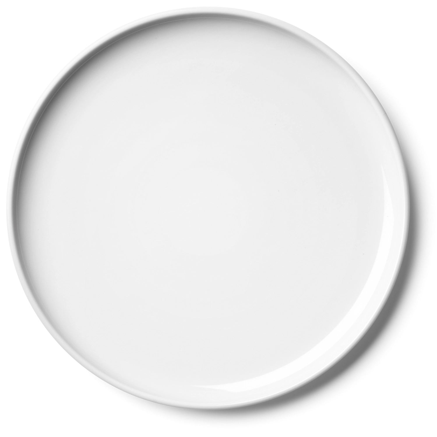 Elegantes 2er Set flacher Teller in Weiß, 20 cm Durchmesser, perfekt für ansprechende Tischdekoration und vielseitige Serviermöglichkeiten.