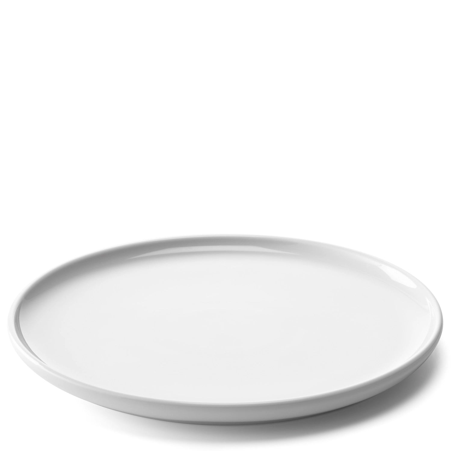 Elegantes 2er Set flacher Teller in strahlendem Weiß, Durchmesser 20 cm, perfekt für stilvolle Tischdekoration und ansprechende Servierung.