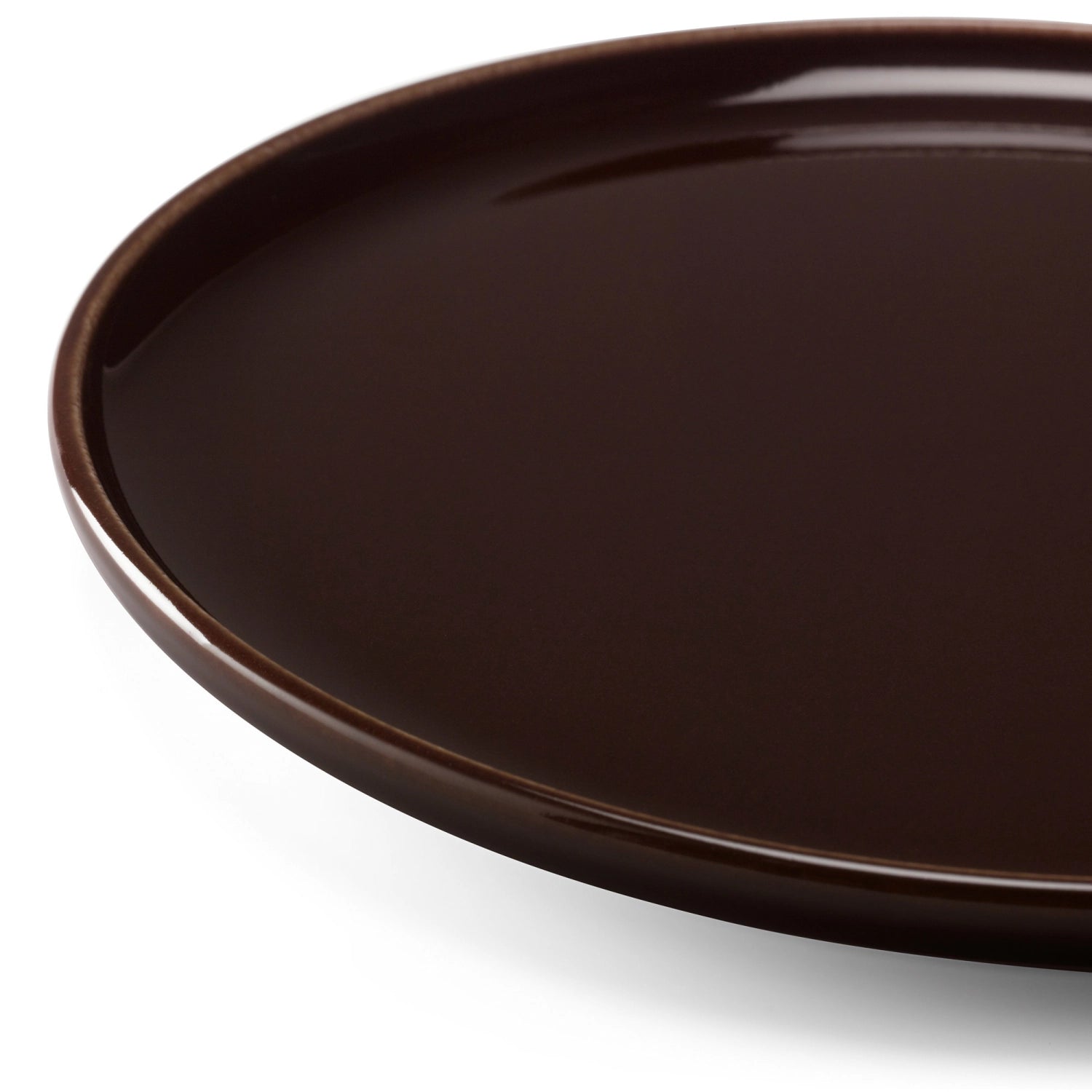 Elegantes 2er Set flacher Teller in der Farbe Mocha, Durchmesser 17 cm, perfekt für kreative Tischgestaltungen und festliche Anlässe.