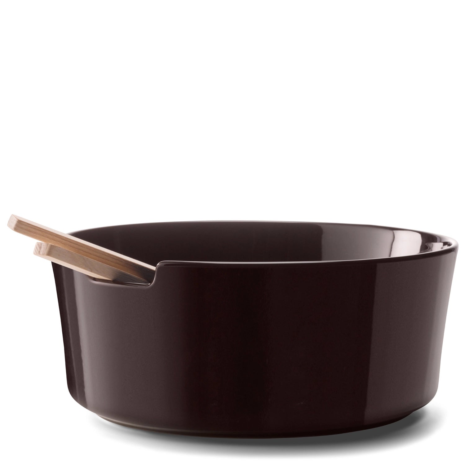 Collective Salatschale D26cm mit Besteck Esche mocha