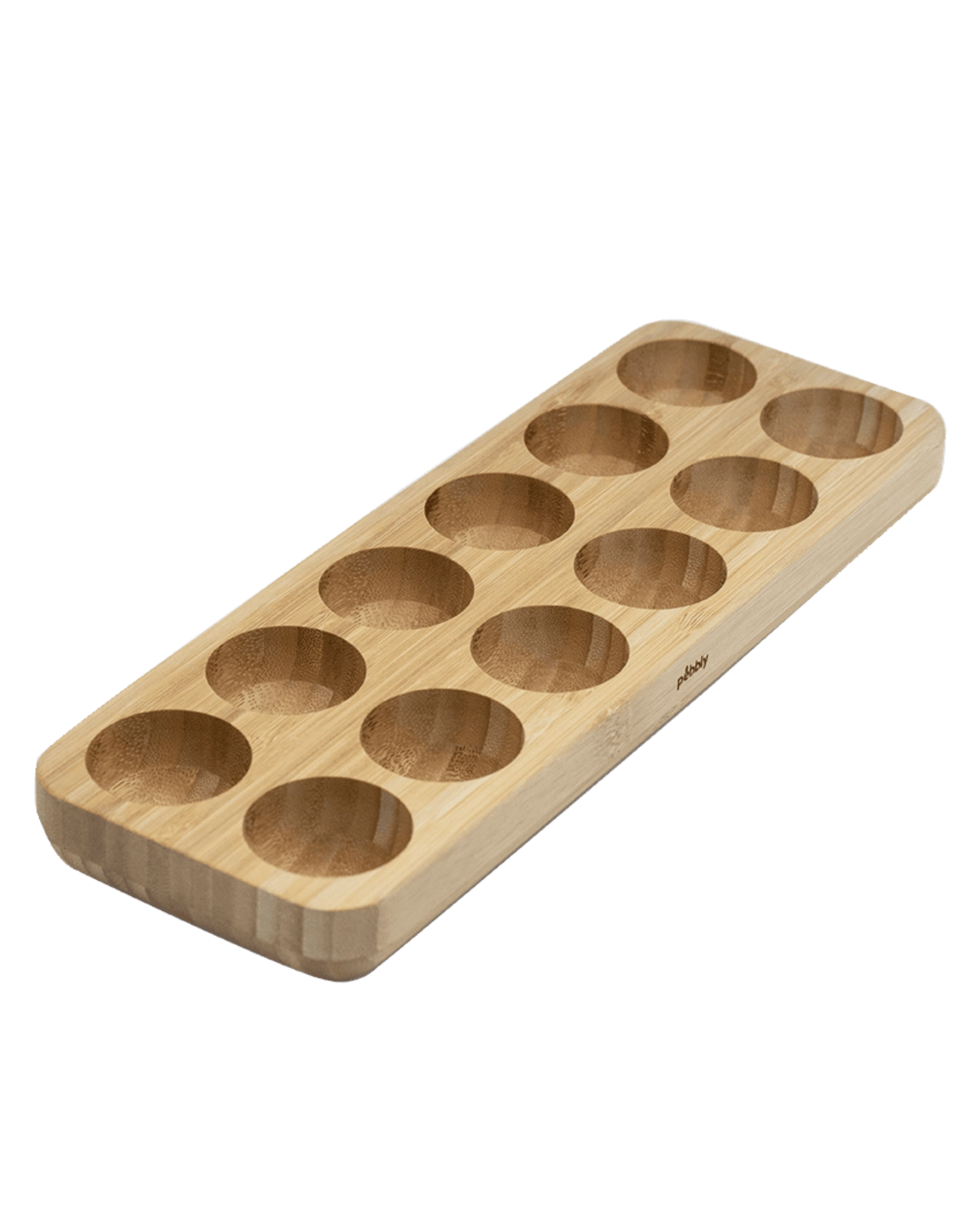 Conteneur à œufs pour 12 œufs 30x10,5x2,5cm bambou