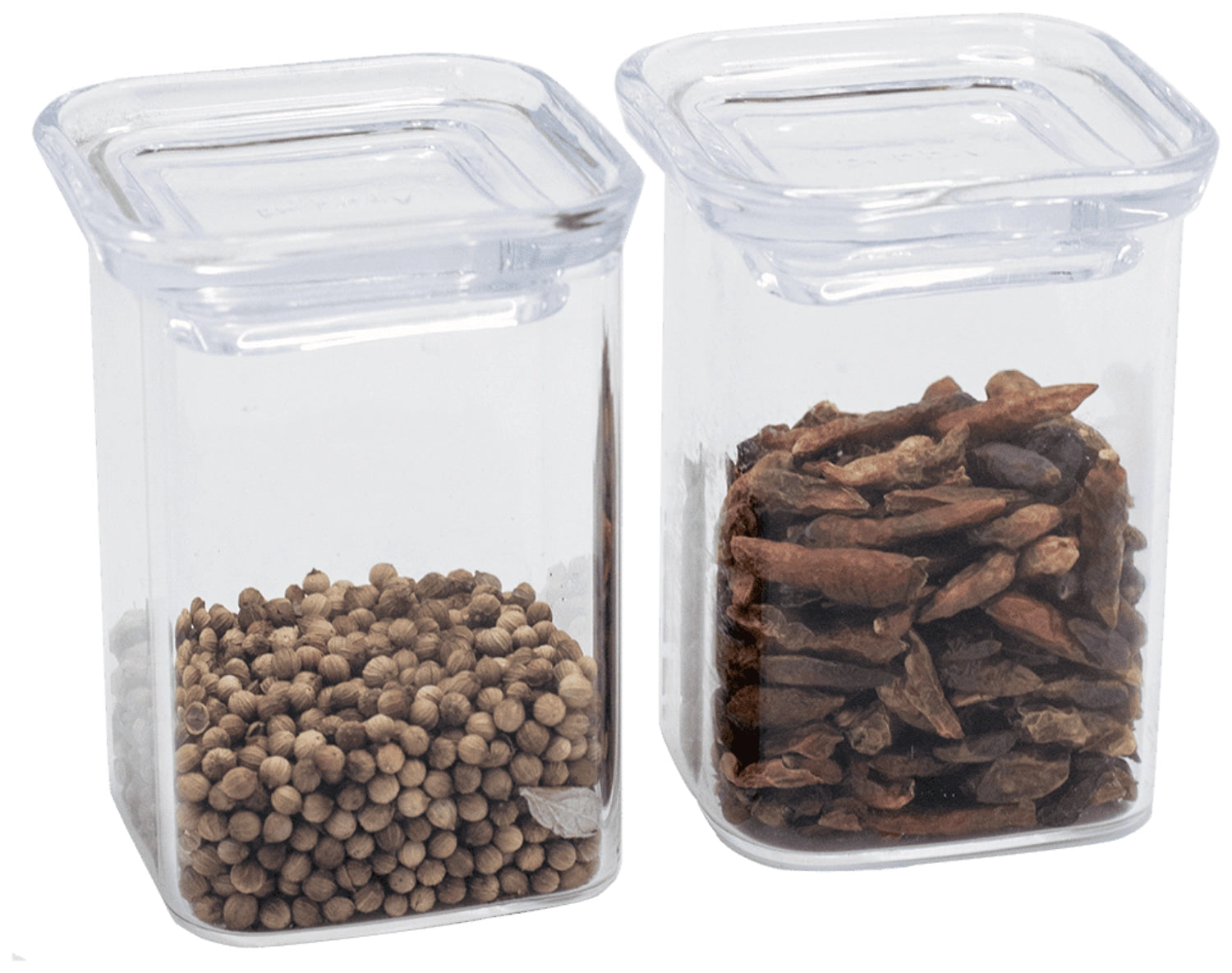 Set da 2 set jar con coperchio in vetro 0,24 litri d6cm H9cm