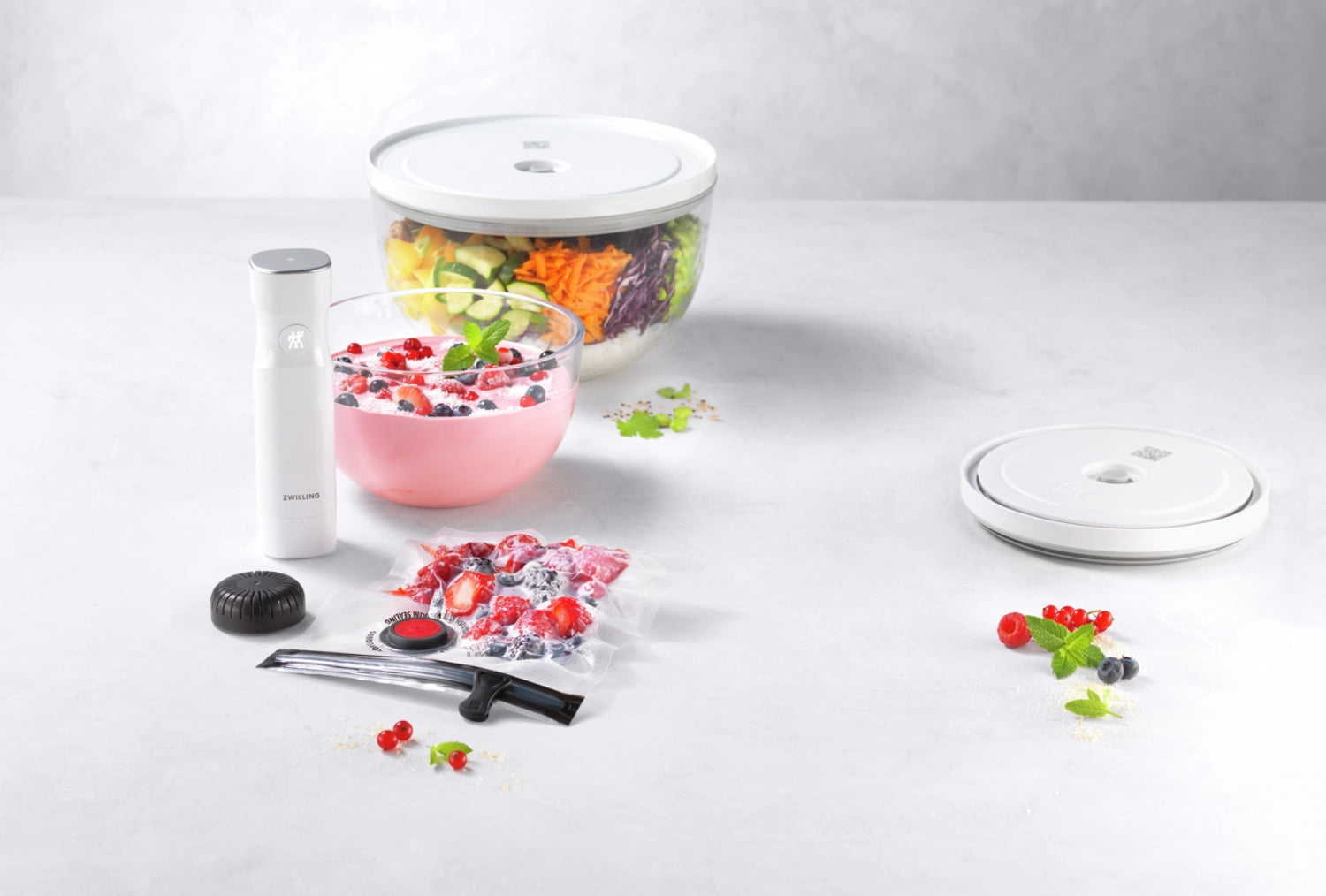 Ensemble de démarrage sous vide Fresh & Save Bowls, 9 pièces, verre