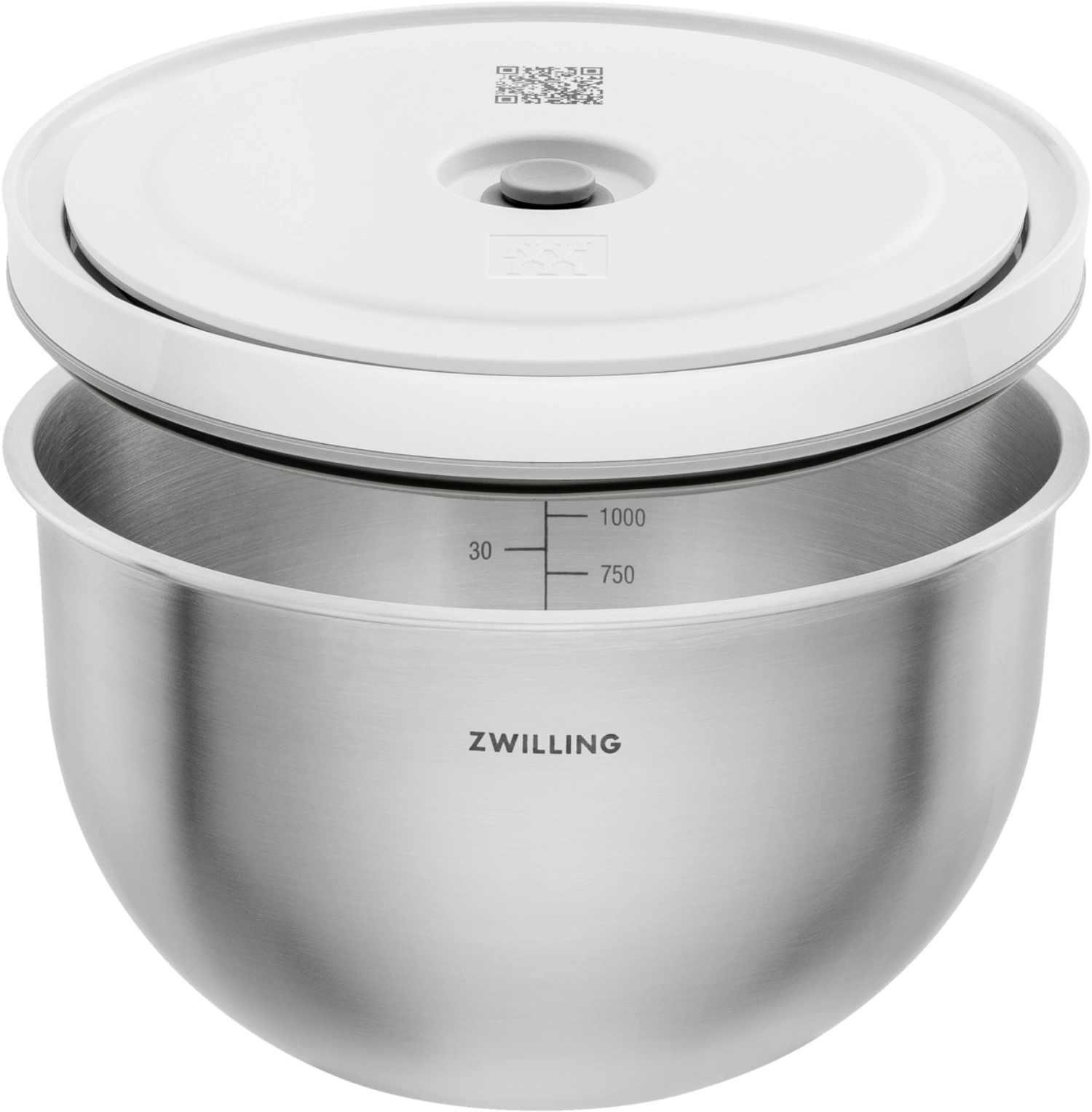 9 pieces Fresh & Save Bowls vacuum starter set, stainless steel