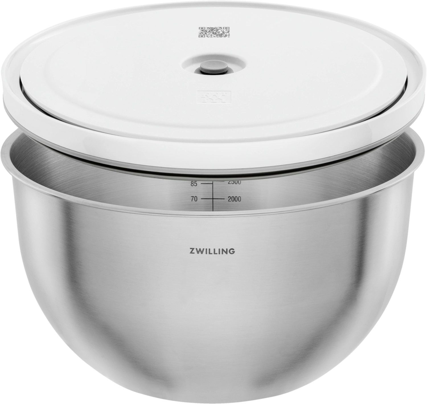 9 pieces Fresh & Save Bowls vacuum starter set, stainless steel