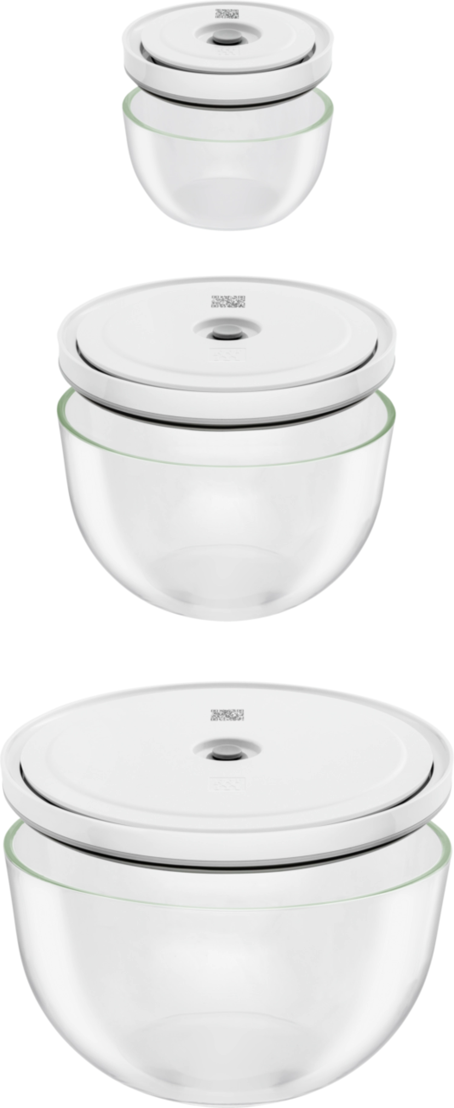 Ensemble de 6 bols sous vide Fresh & Save Bowls, verre