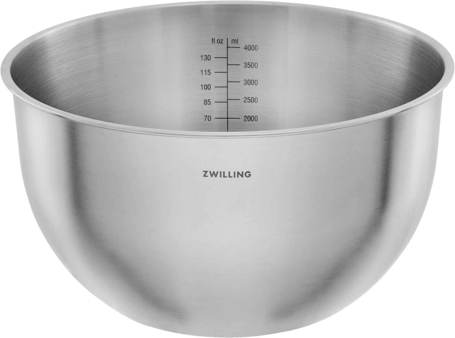 Elegantes 3-teiliges Edelstahl-Schüsselset von Zwilling, perfekt zum Vakuumieren und Frischhalten von Lebensmitteln in stilvollem Design.