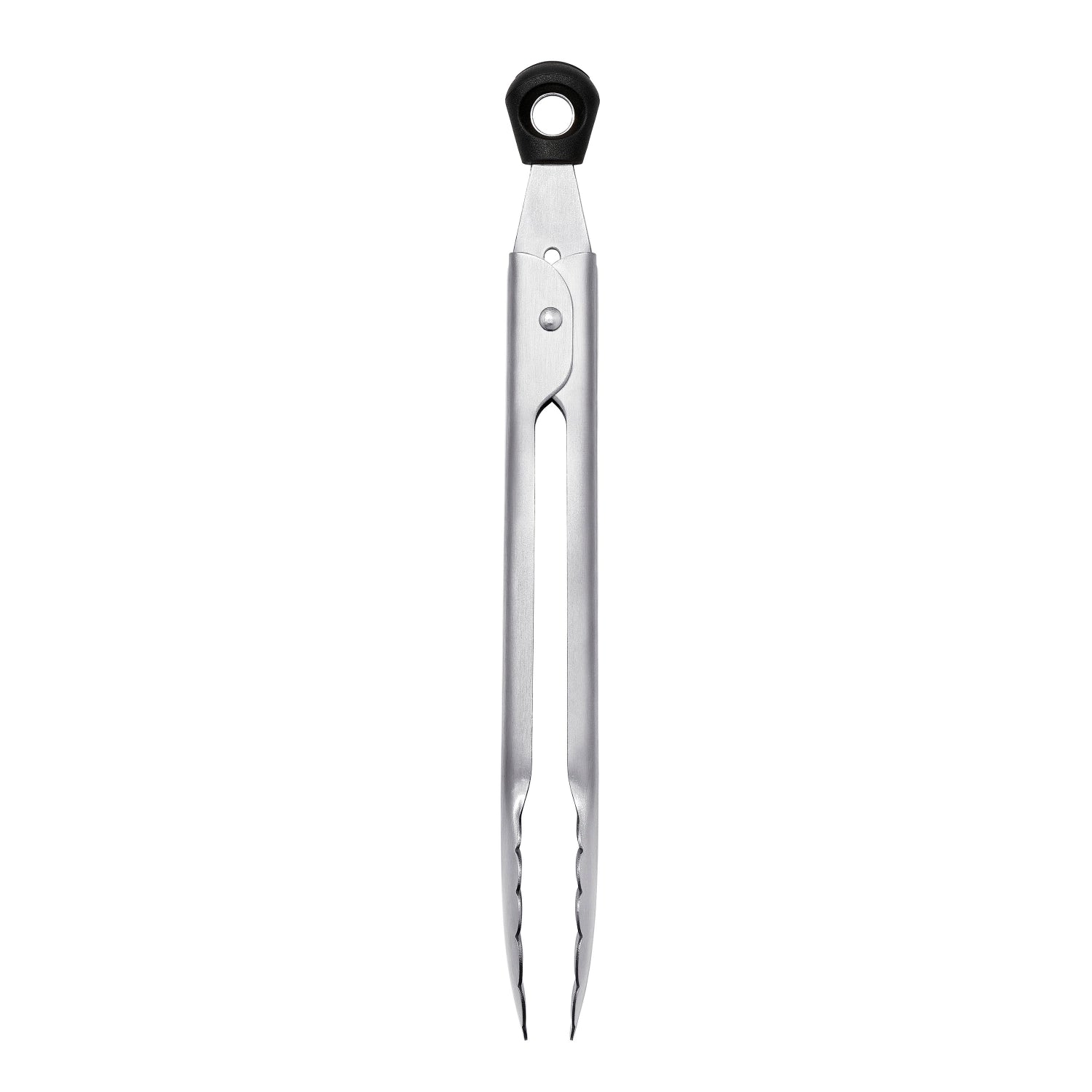 Zwei hochwertige OXO Good Grips Zangen im Set, perfekt für vielseitige Küchenanwendungen, mit komfortablem Griff und benutzerfreundlichem Design.
