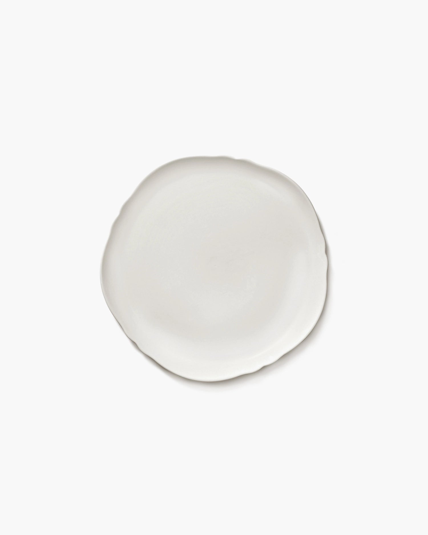 Silhouette Teller flach D23.5cm H1.5cm weiss Porzellan in Weiss präsentiert im Onlineshop von KAQTU Design AG. Teller ist von Serax