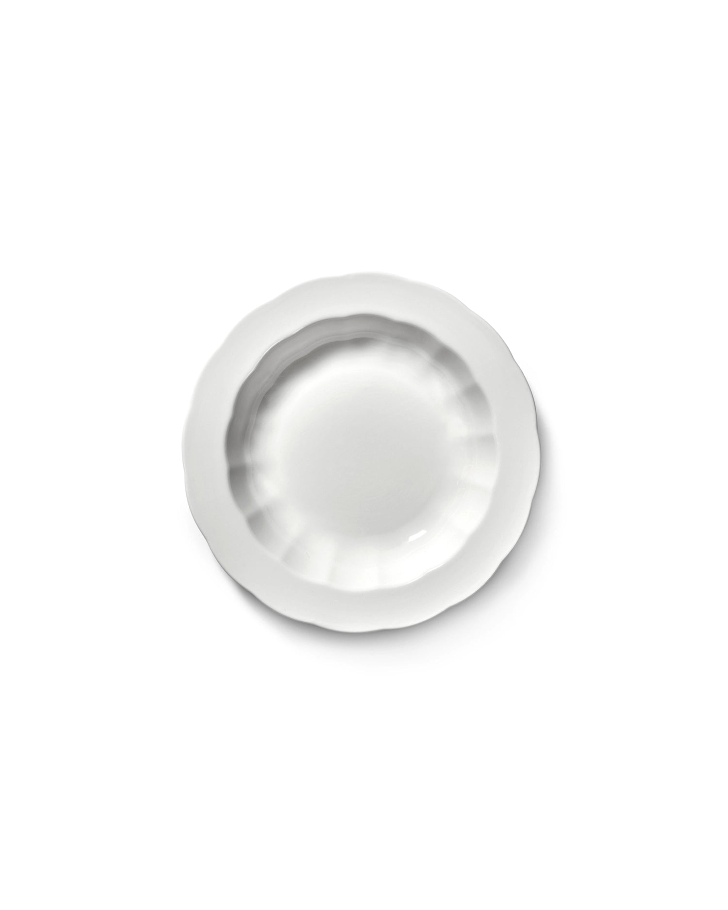 Silhouette Teller tief D21.5cm H3.6cm weiss Porzellan in Weiss präsentiert im Onlineshop von KAQTU Design AG. Teller ist von Serax