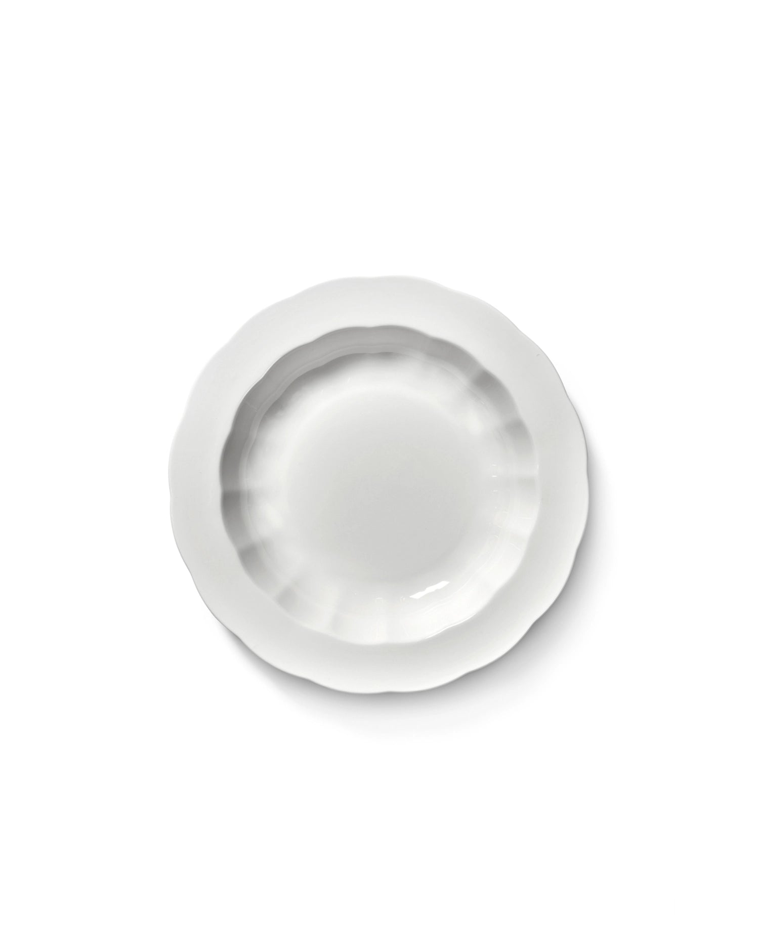 Silhouette Teller tief D23.7cm H3.8cm weiss Porzellan in Weiss präsentiert im Onlineshop von KAQTU Design AG. Teller ist von Serax