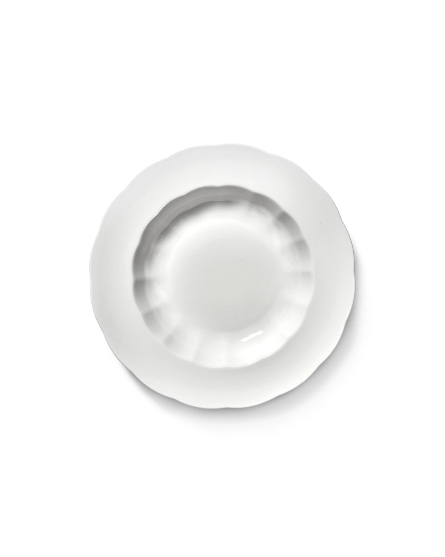 Silhouette Teller tief D27cm H4cm weiss Porzellan in Weiss präsentiert im Onlineshop von KAQTU Design AG. Teller ist von Serax