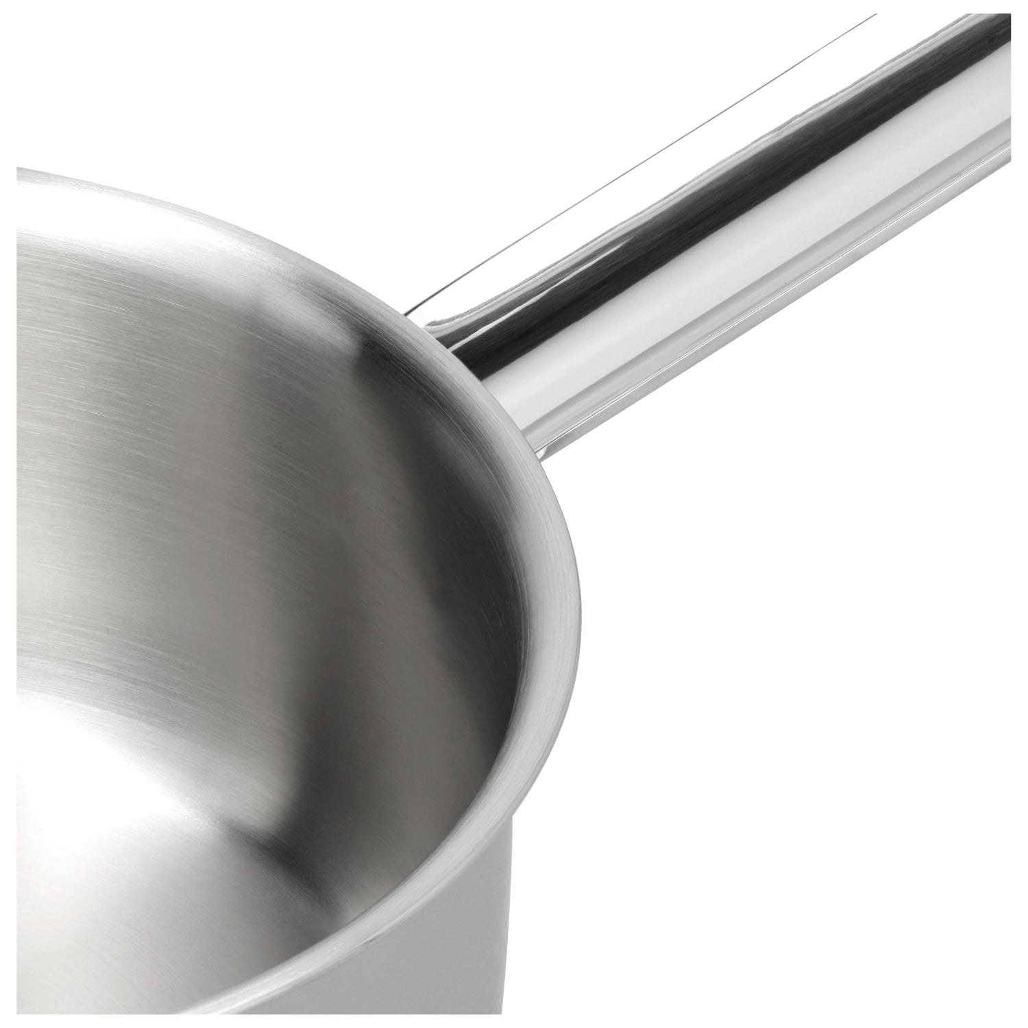 Elegante 14 cm Saucenpfanne von Demeyere, ideal für präzises Kochen und gleichmäßige Wärmeverteilung, perfekt für feine Saucen.