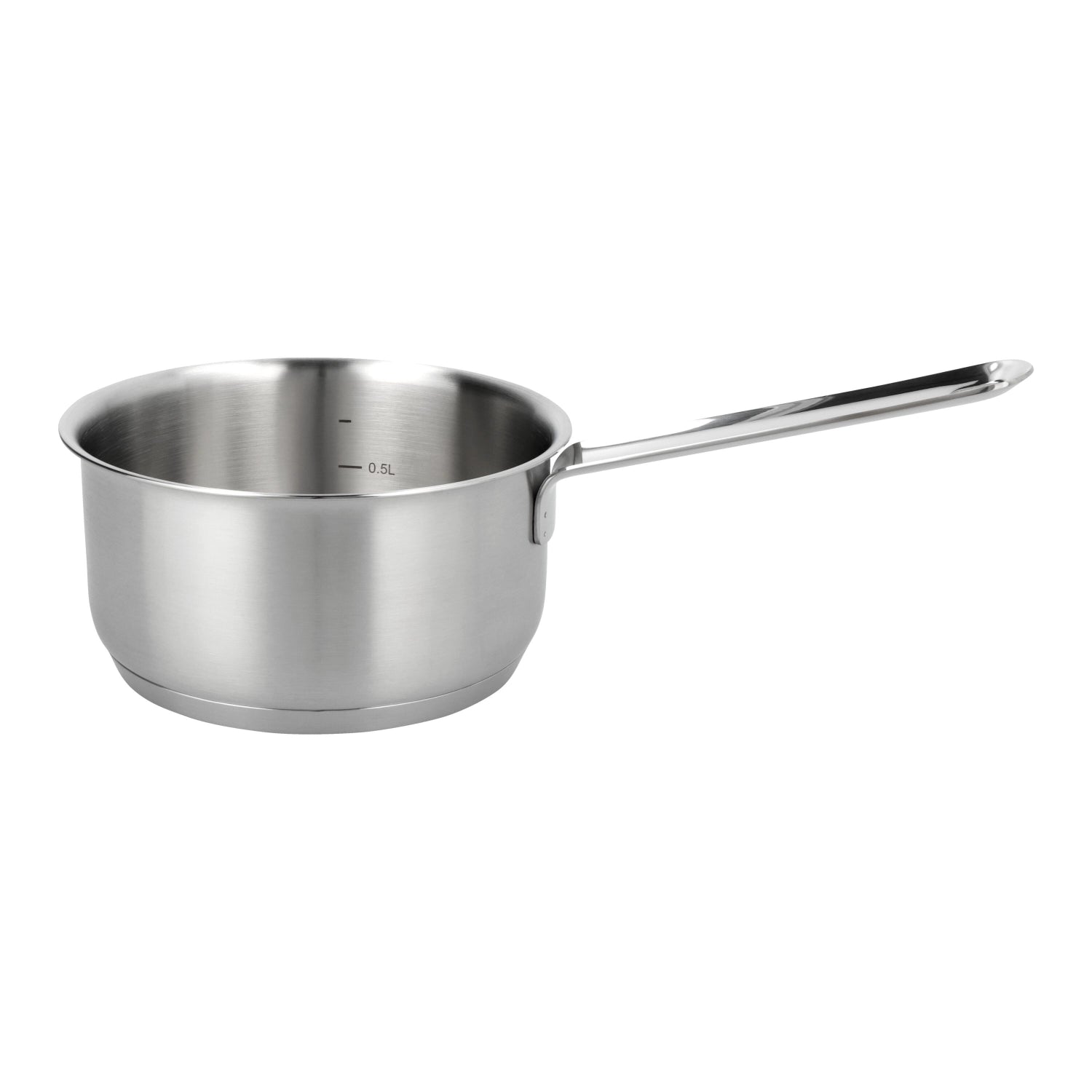 Elegante 14 cm Saucenpfanne von Demeyere, perfekt für präzises Kochen und gleichmäßige Wärmeverteilung, ideal für feine Saucen und kreative Rezepte.