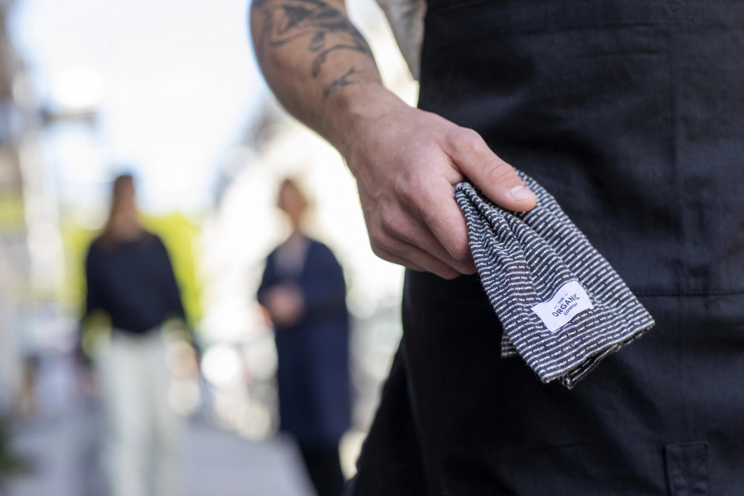 Spültuch 30x35cm evening grey Biobaumwolle in Grau präsentiert im Onlineshop von KAQTU Design AG. Küchentuch ist von The Organic Company