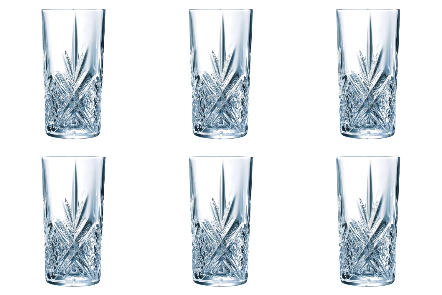 Set de 6 tasses Broadway H/B 0,38lt