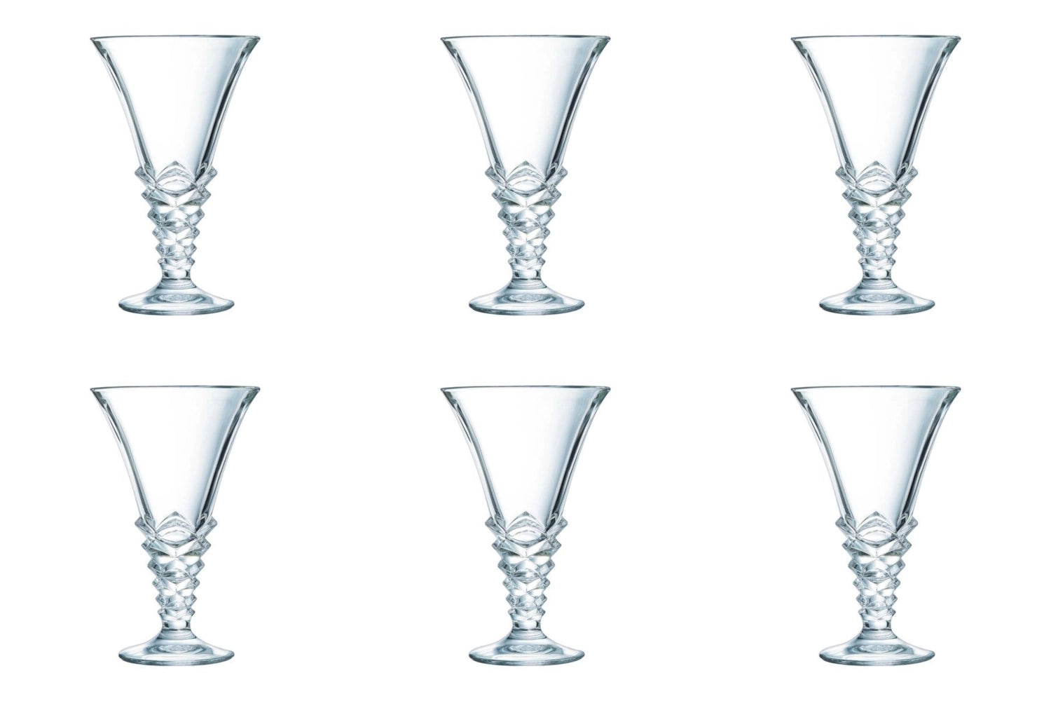 6er Set Palmier Sundae Becher 0.37lt