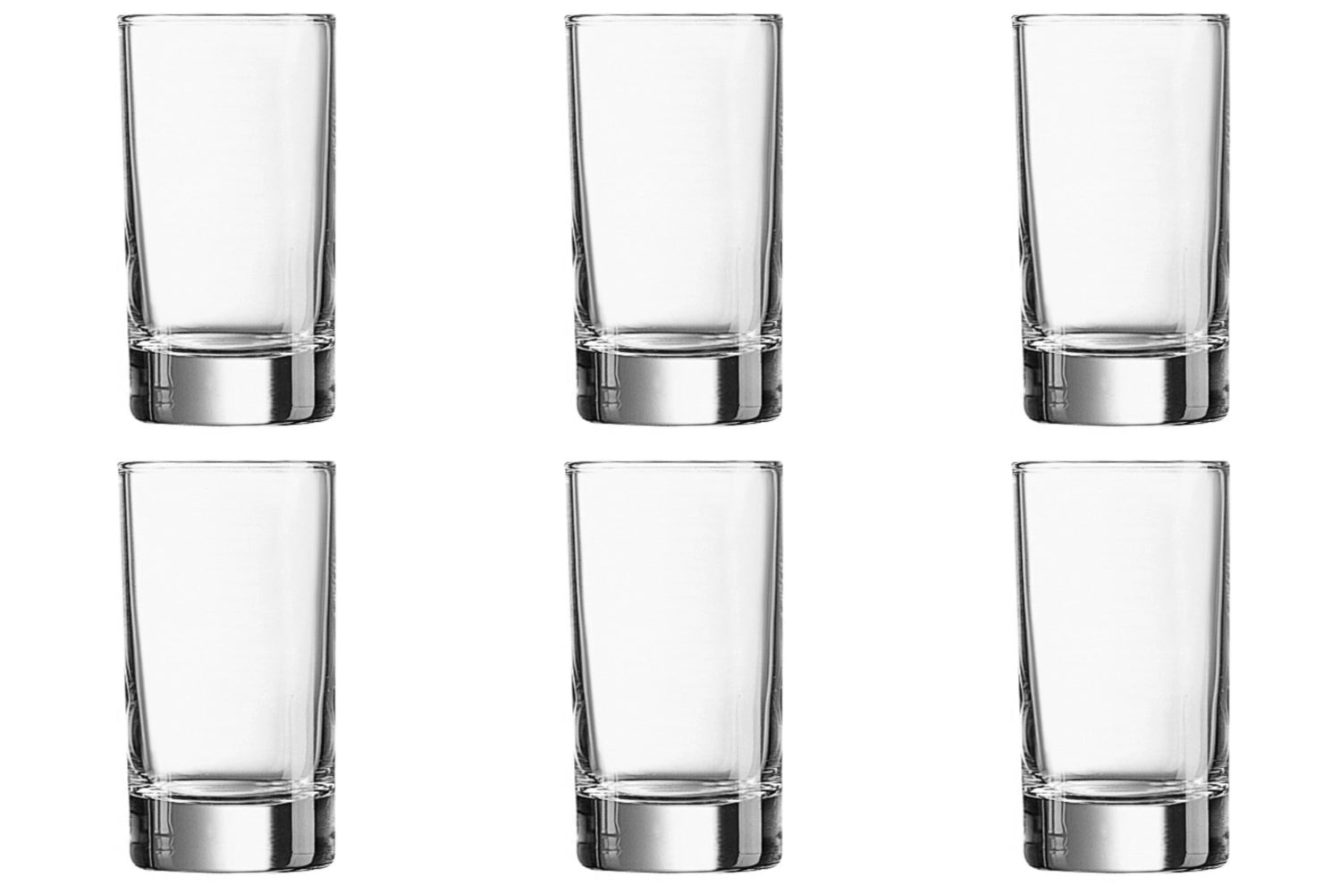 6er Set Islande H/B Becher 0.16lt D5.5cm H10.1cm