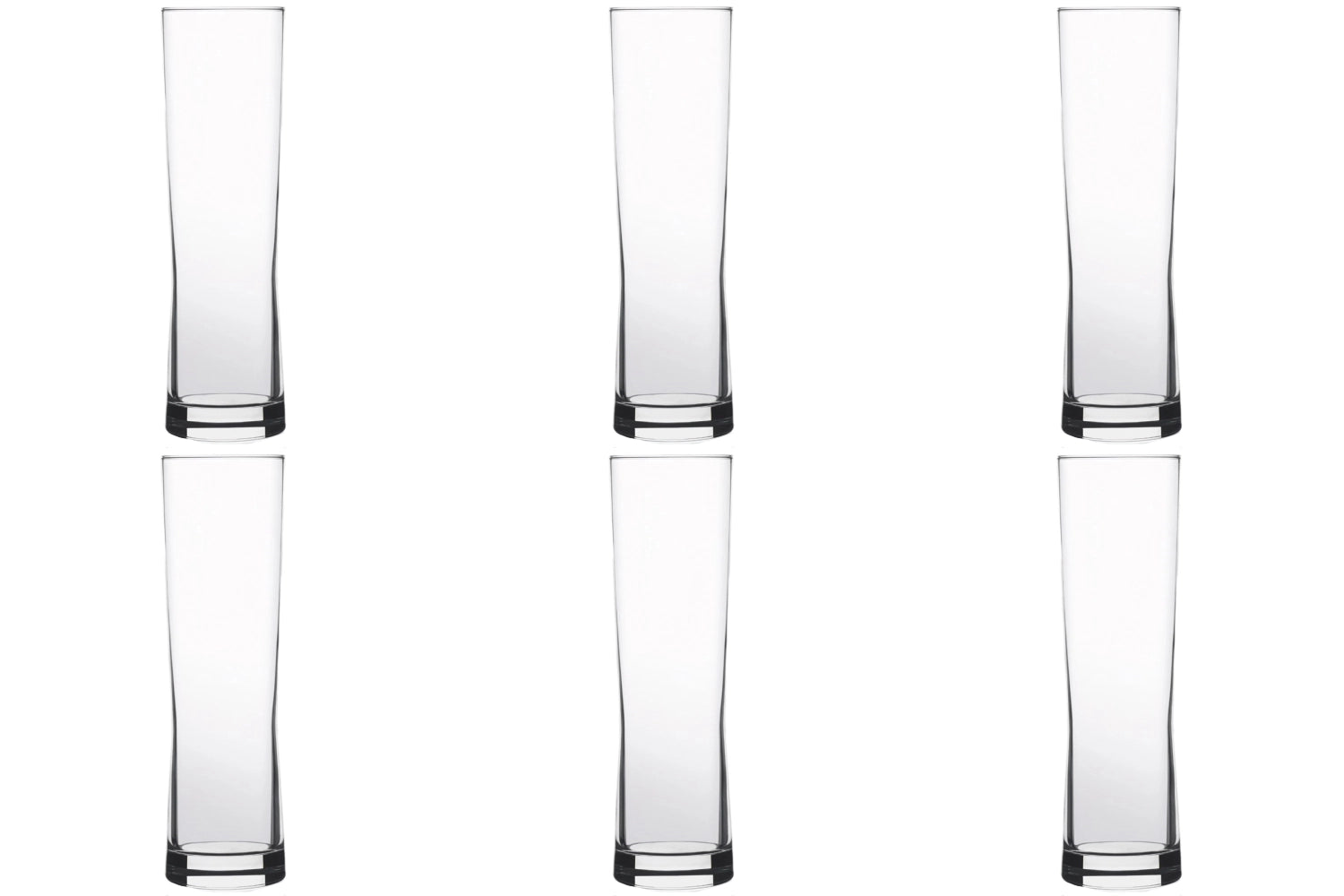 Set de 6 tasses verre fraîcheur 0,2 l 2/4cl // 17,5cm