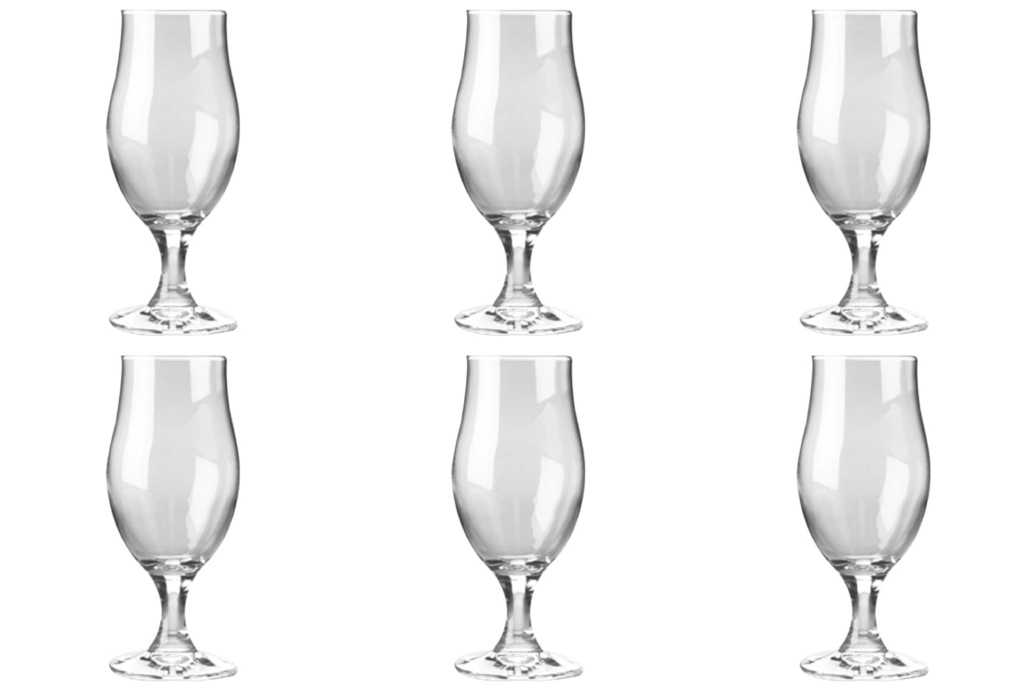 Set of 6 executive cups 38 cl 18.3cm