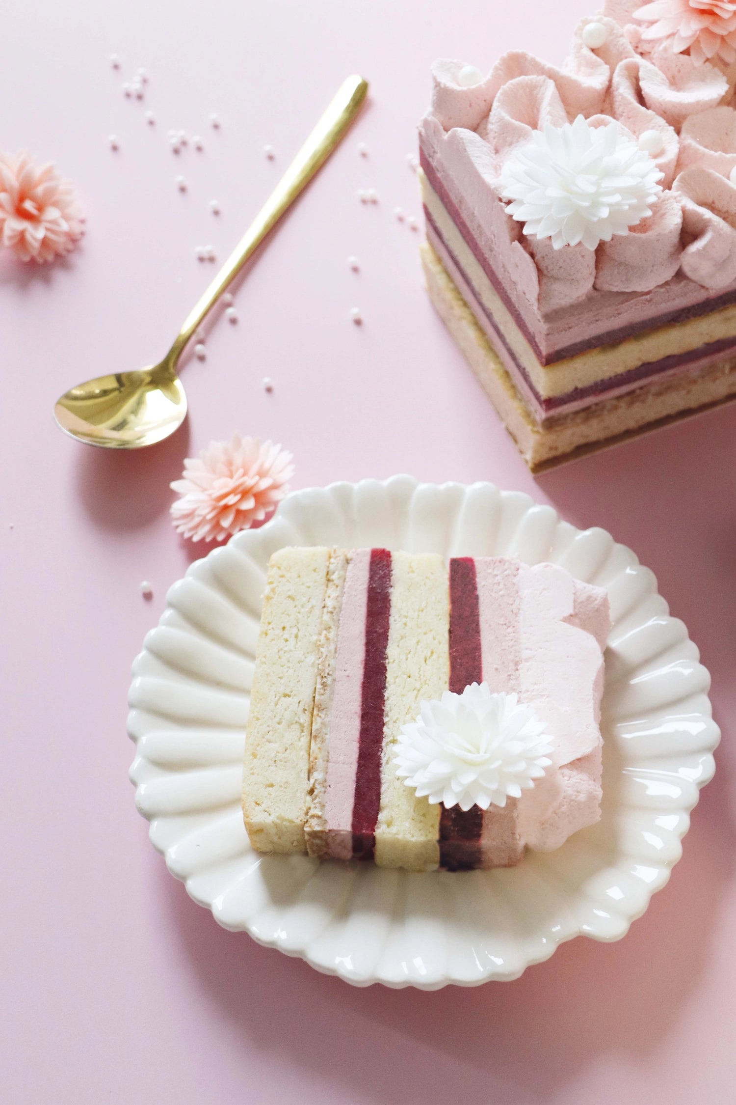 2er Set Backform für Schichtkuchen Silikon in Blau präsentiert im Onlineshop von KAQTU Design AG. Backform / Backblech ist von Scrap Cooking