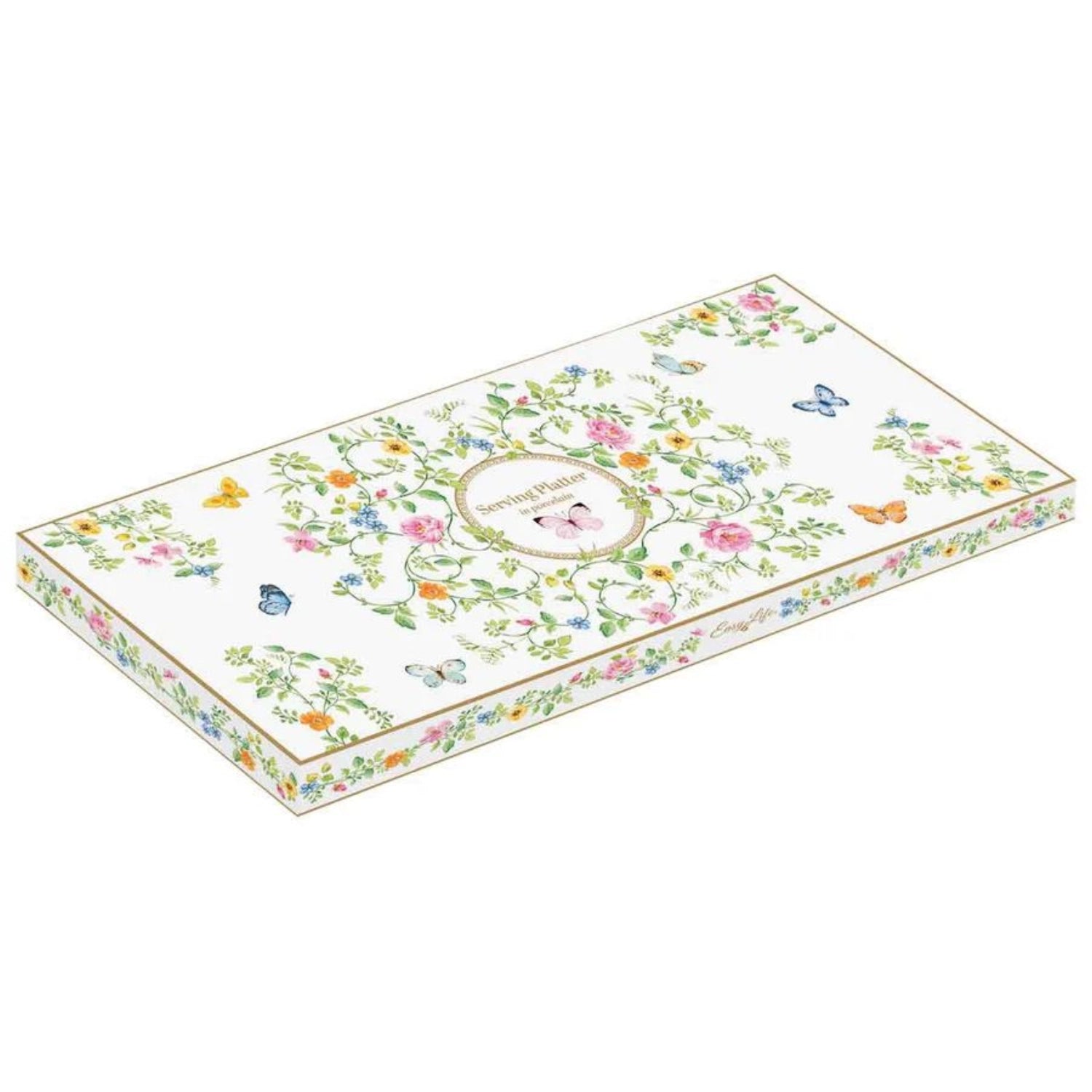 Farfalle danzante Piatto da portata 36x14,5 cm